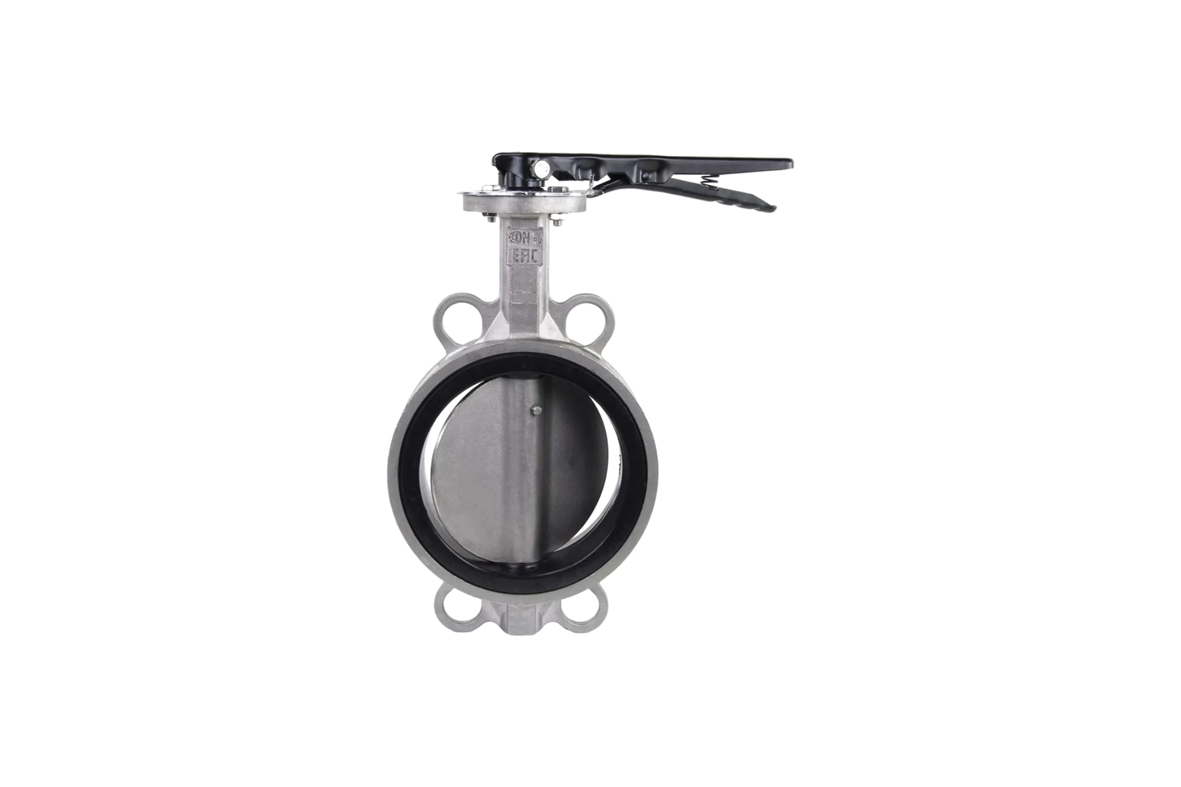 Затвор дисковый поворотный DN.ru 316L-316L-VITON Ду150 Ру16 с рукояткой D050-06562