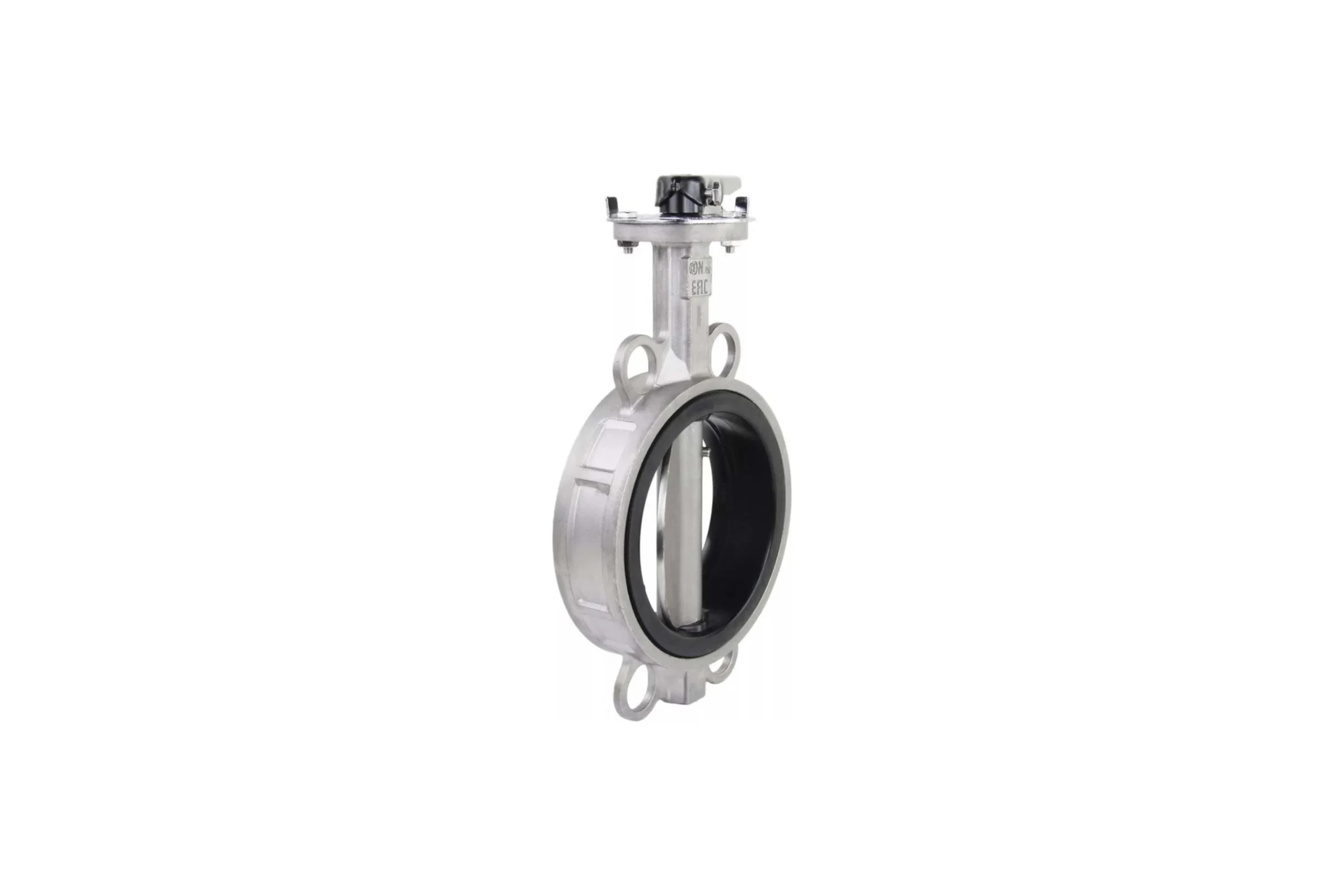Затвор дисковый поворотный DN.ru 316L-316L-VITON Ду150 Ру16 с рукояткой D050-06562