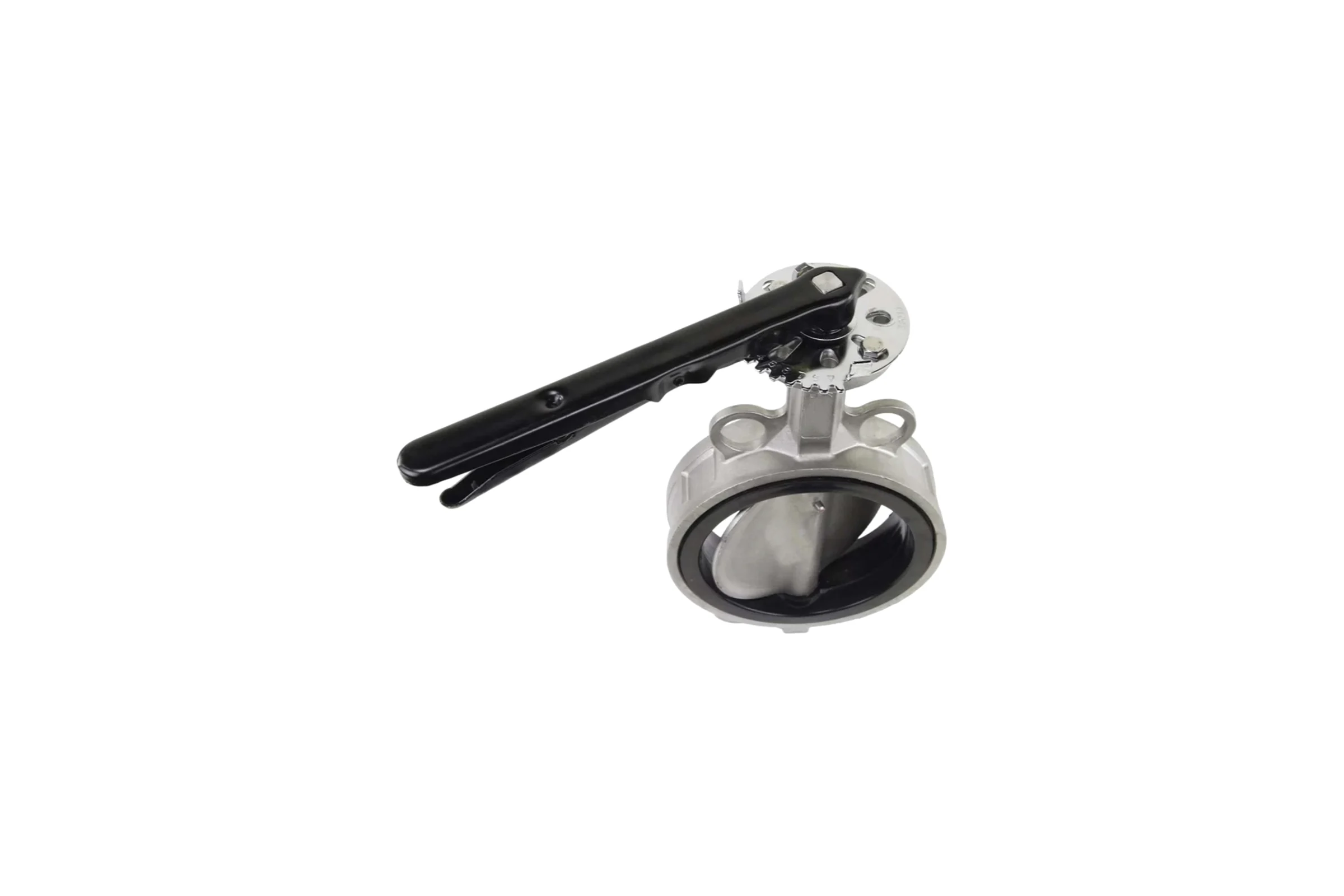 Затвор дисковый поворотный DN.ru 316L-316L-VITON Ду150 Ру16 с рукояткой D050-06562