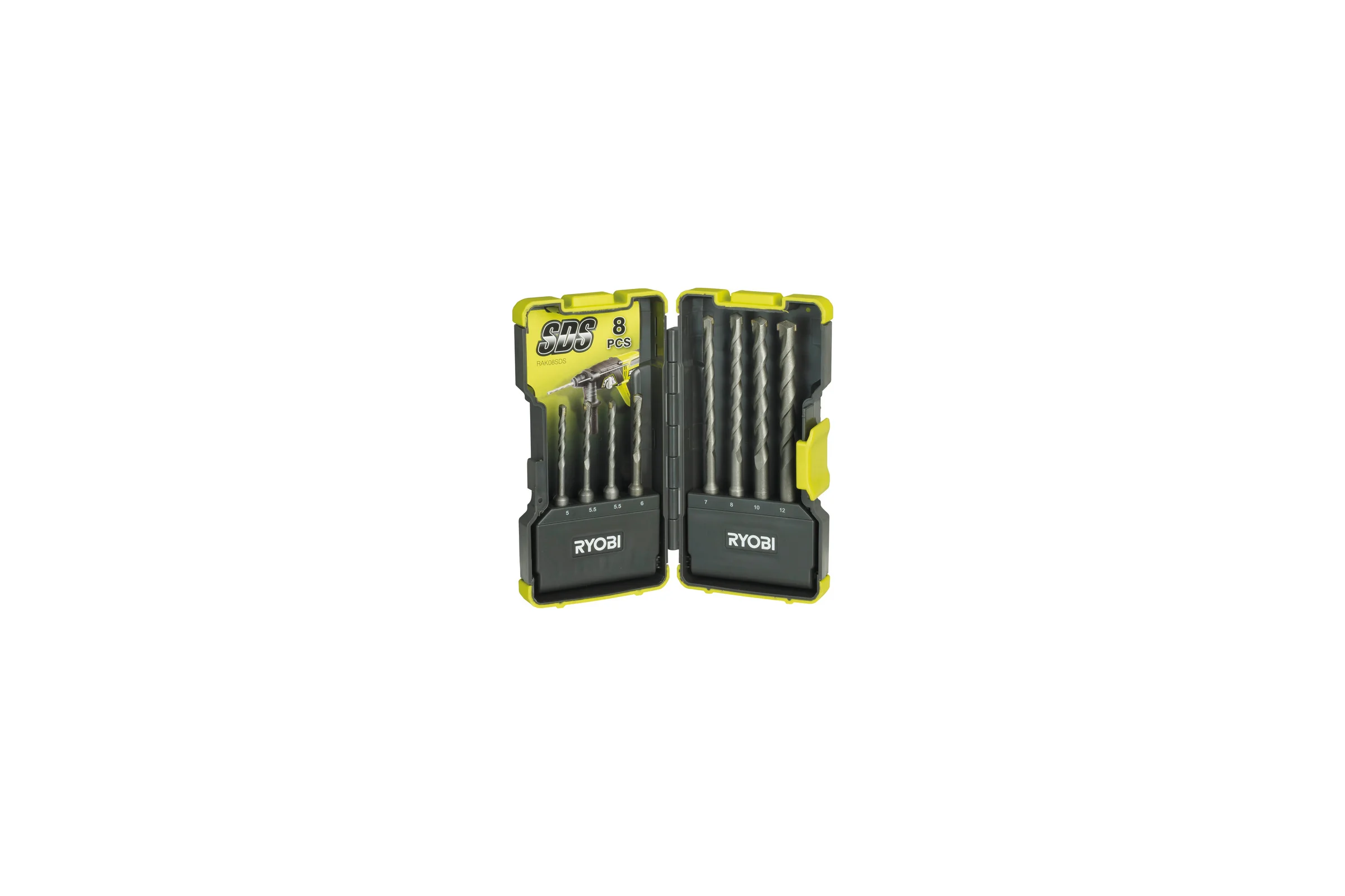 Набор буров SDS Ryobi RAK08SDS 5132002262