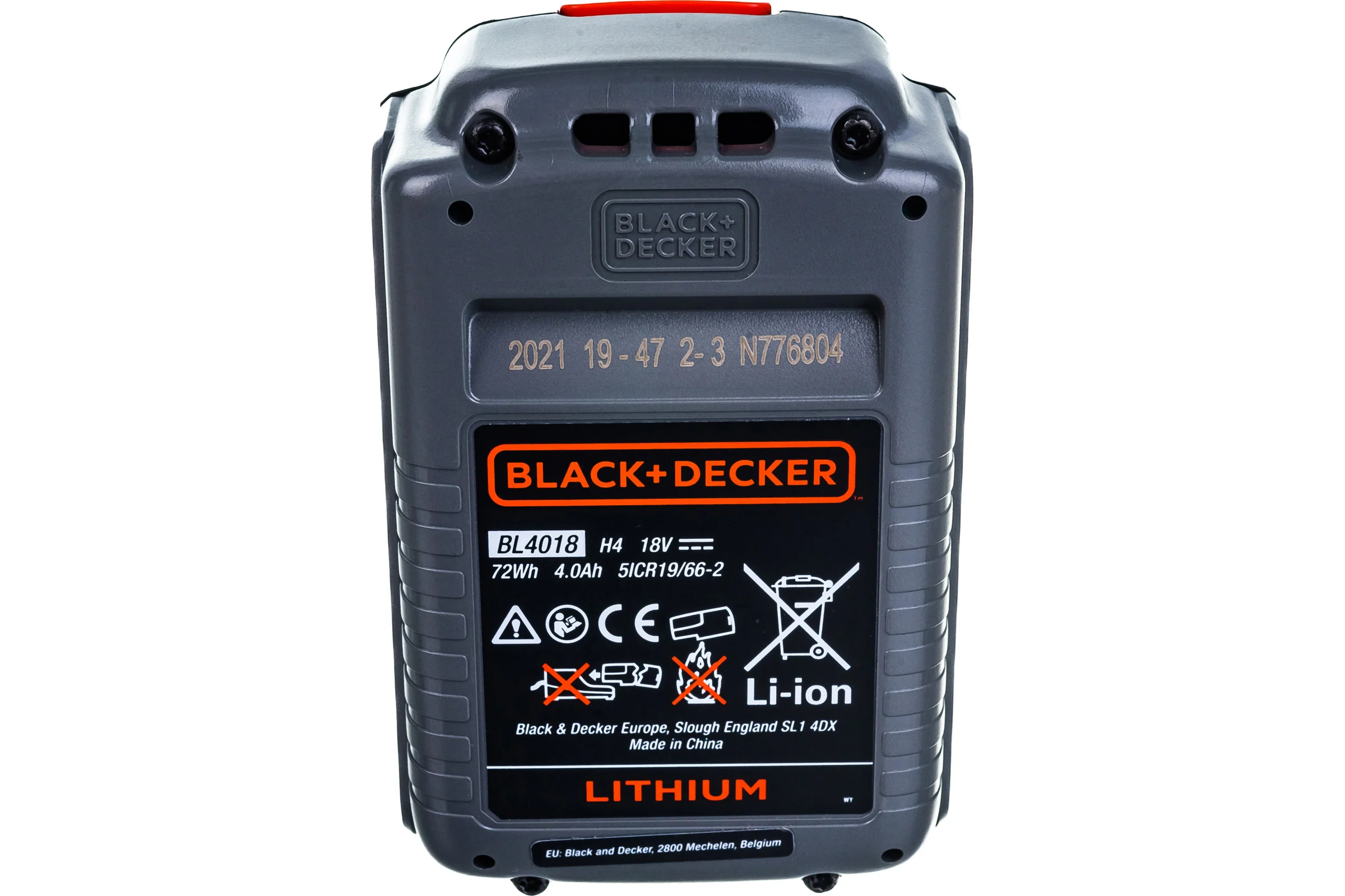 Аккумулятор (18 В; 4.0 А*ч) Black+Decker BL4018