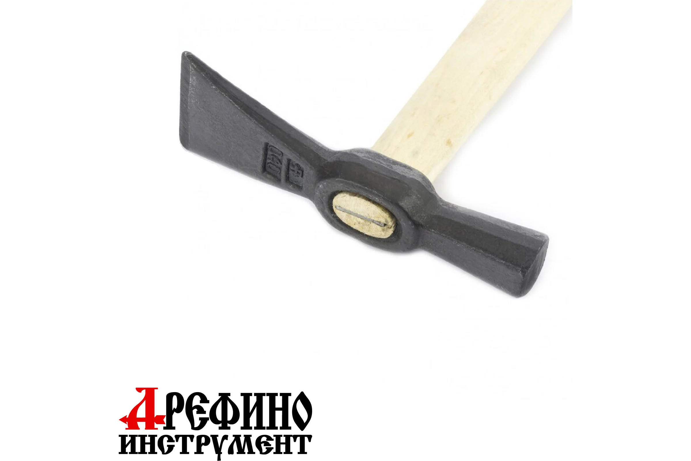 Печниковый молоток - кирочка Арефино Инструмент 400 г, оксидированный лак С75