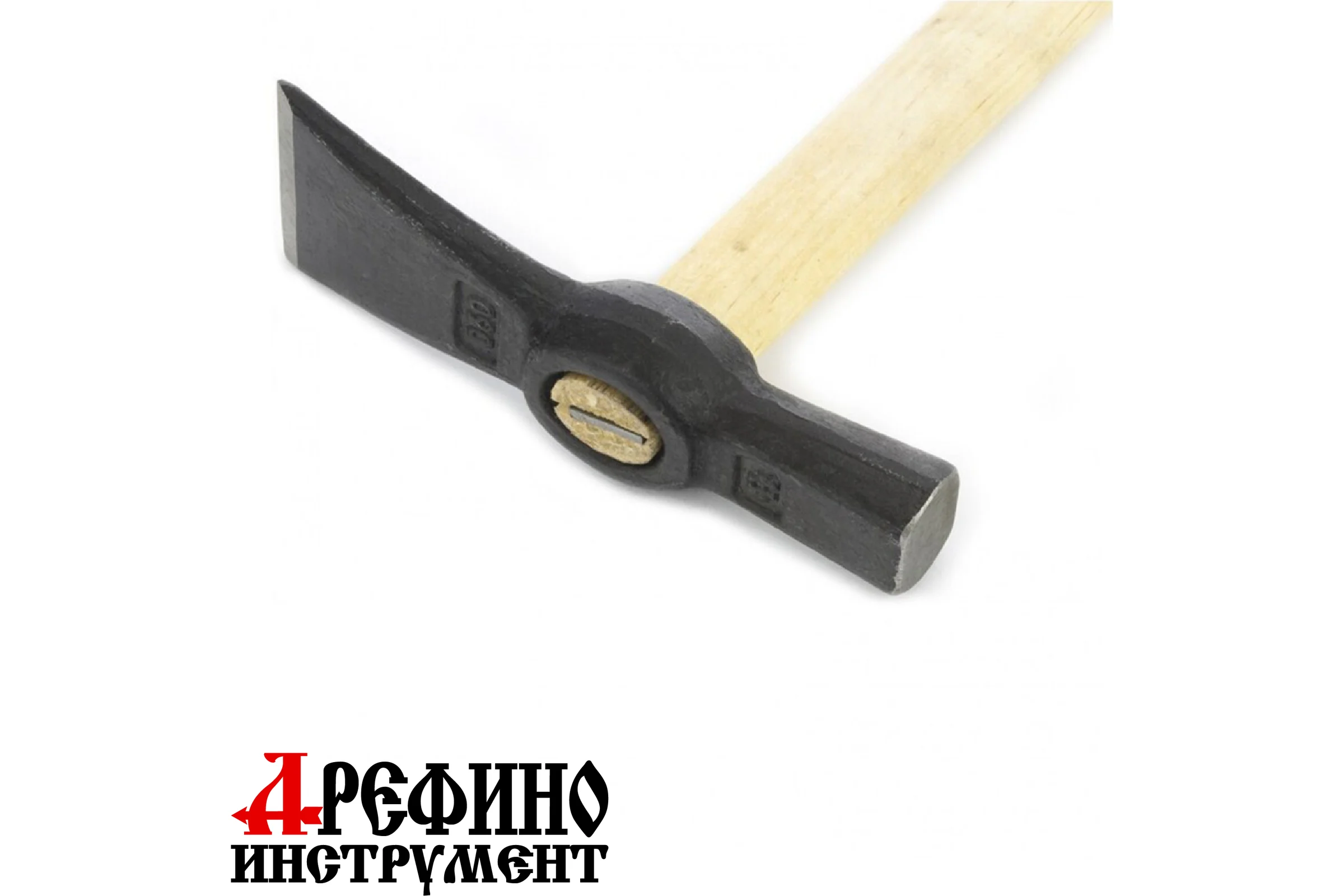 Печниковый молоток - кирочка Арефино Инструмент 600 г, оксидированный лак С247