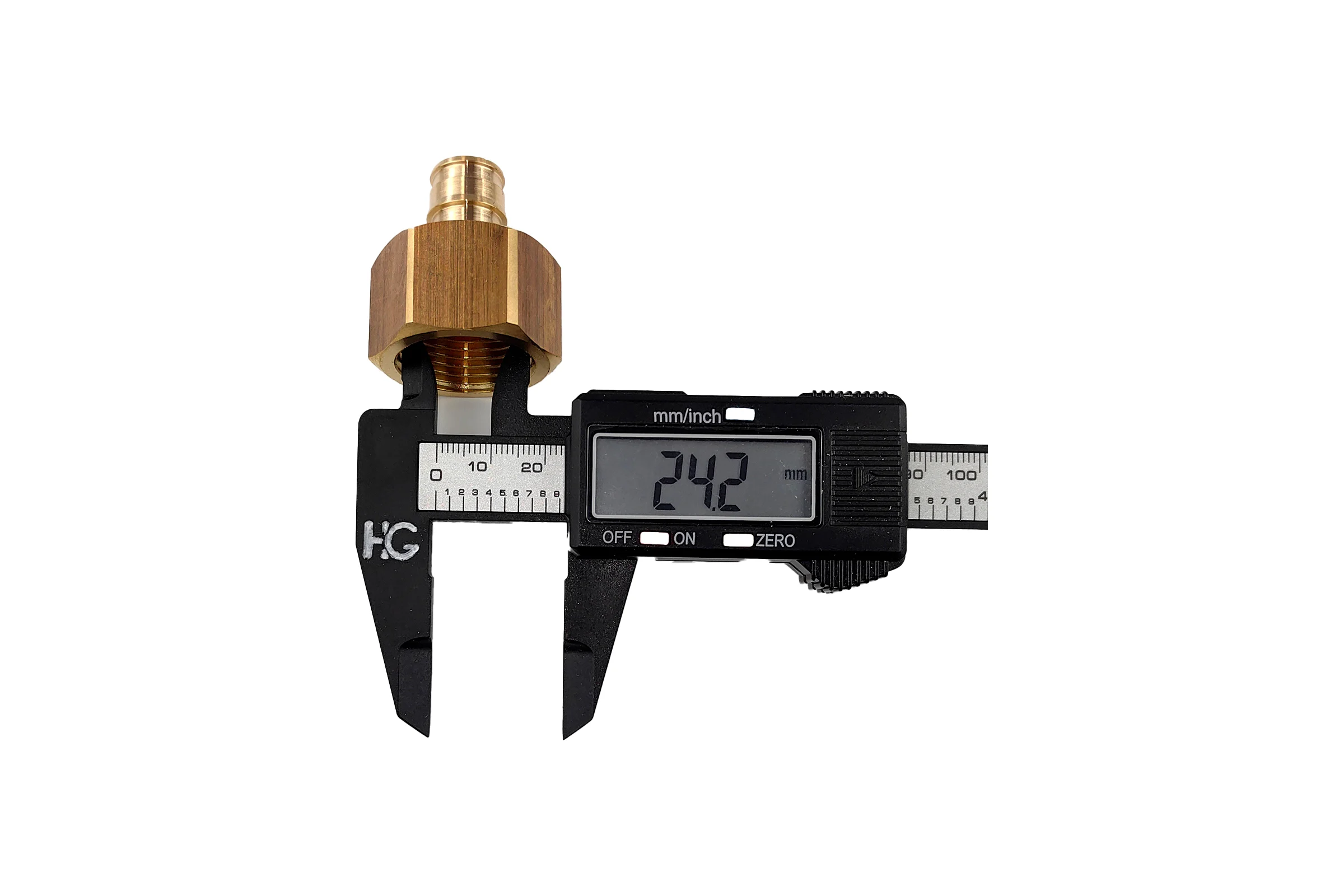 Муфта PE-X HG латунь Дн16x3/4" ВР (QE) 1892976