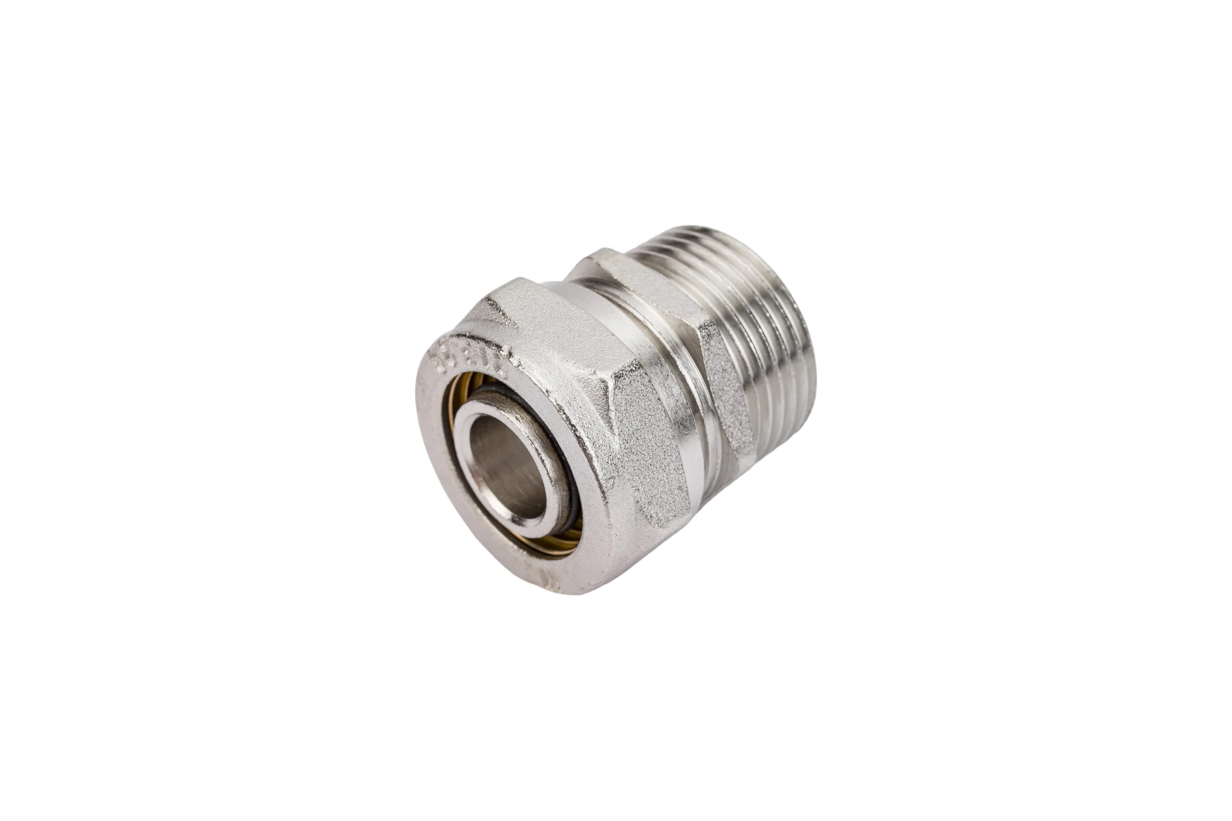 Обжимной соединитель STI латунный, Ду20x3/4" Ру25, наружная резьба D190-00011