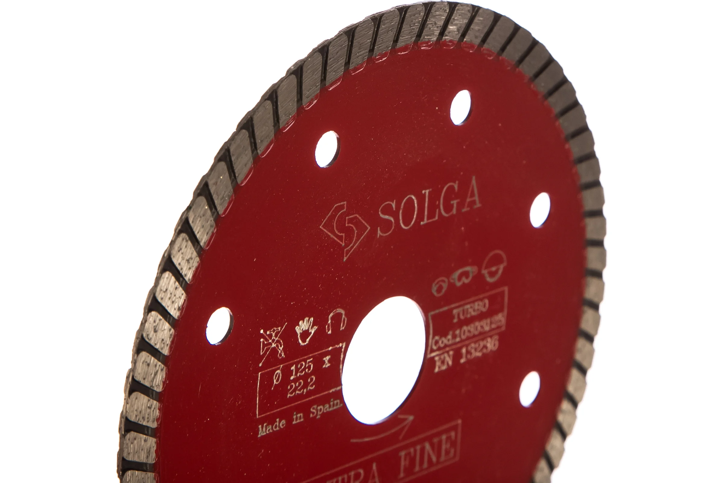 Диск алмазный по граниту (125х22,2 мм) TURBO Solga Diamant 10303125