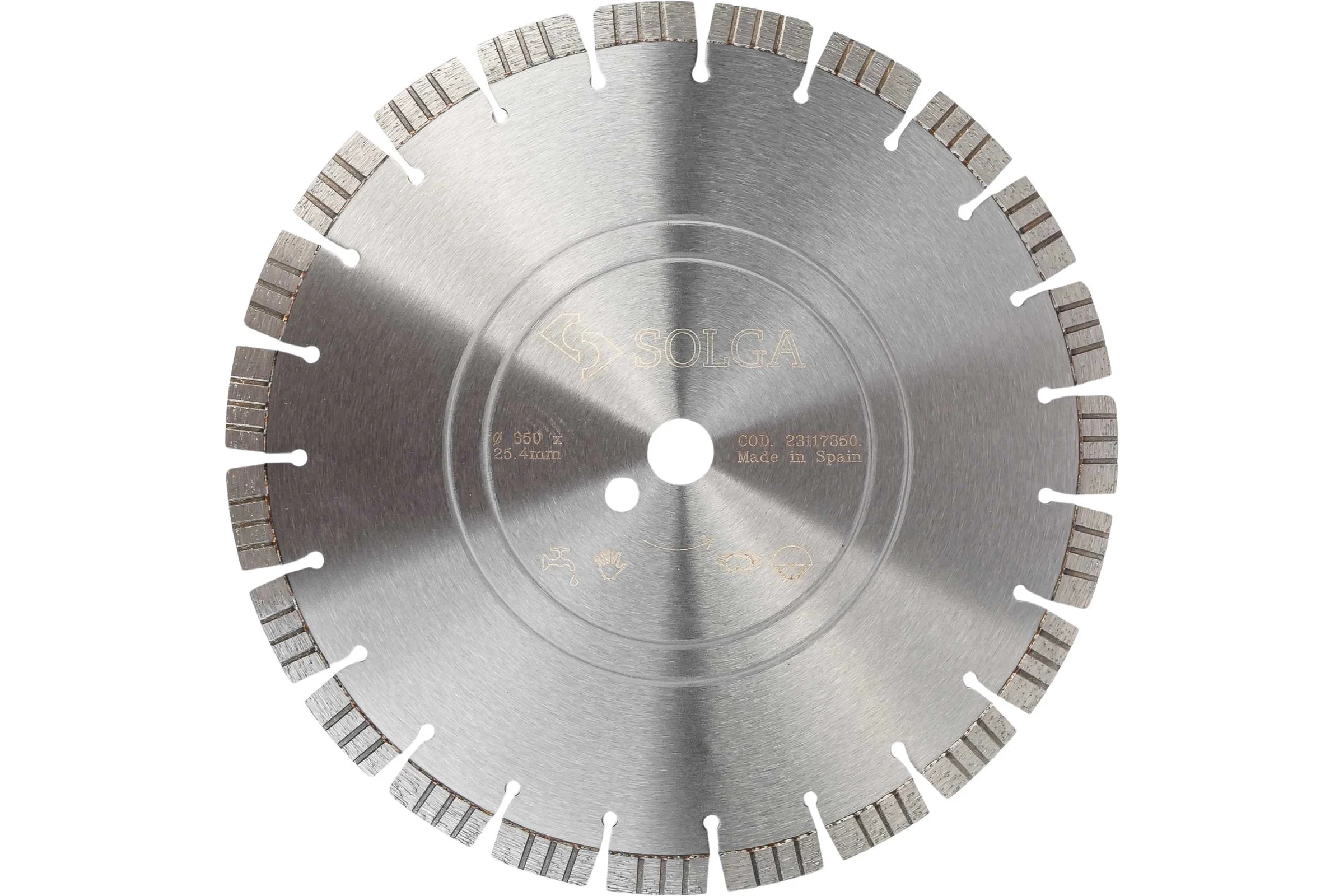 Диск алмазный сегментный (350х25,4/20 мм) PROFESSIONAL15 Solga Diamant 23117350