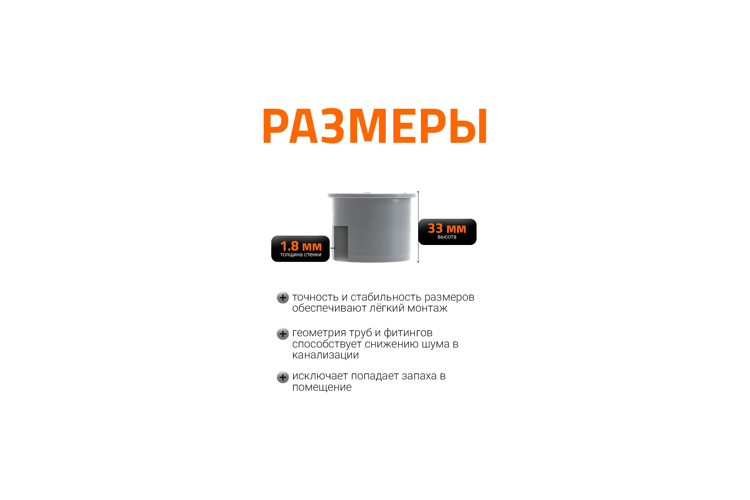 Заглушка HTM 40 Ostendorf 111620