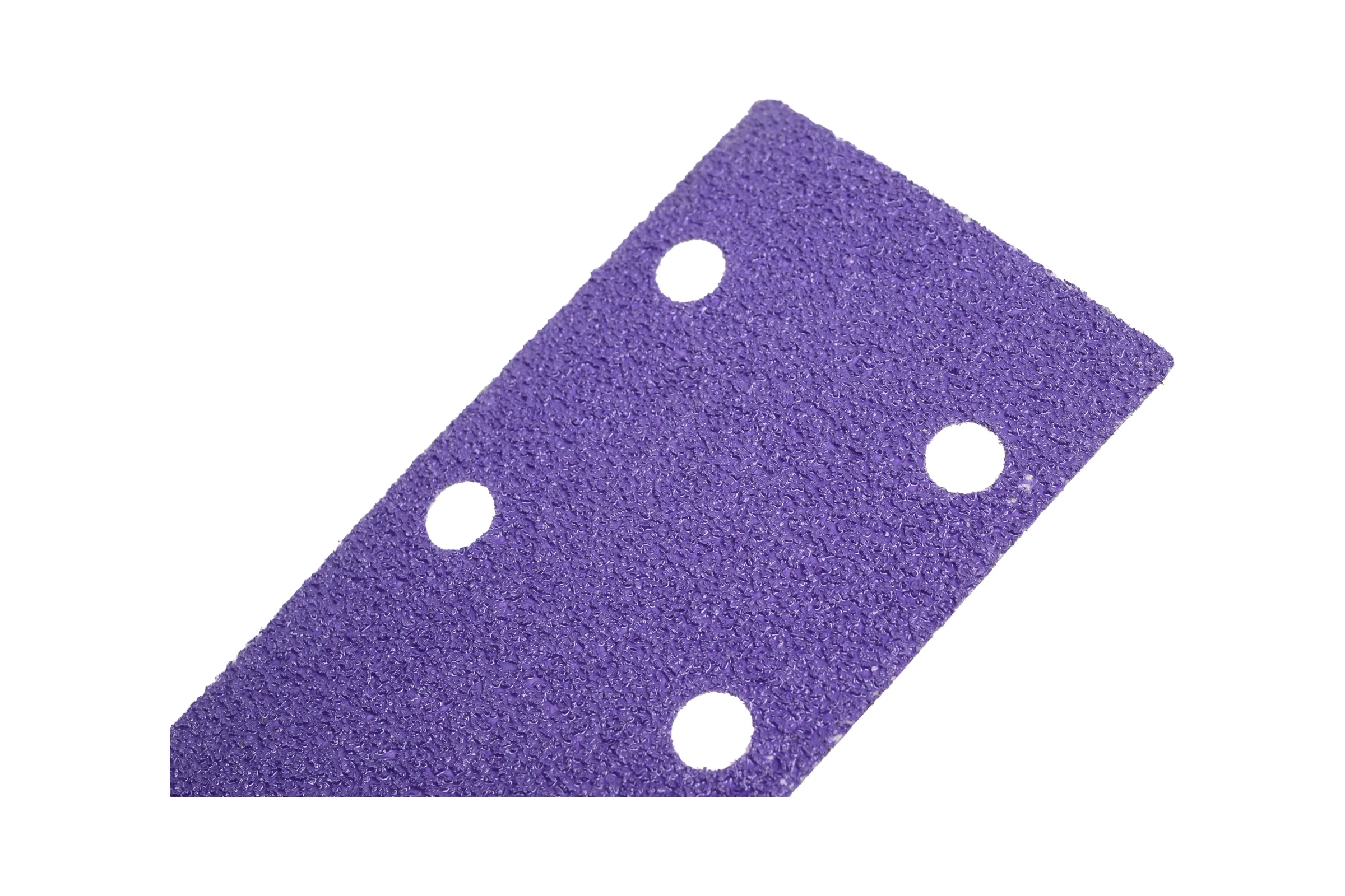 Полоски шлифовальные на пленочной основе 328 Purple Zirconia 70х420 мм, 14 отверстий, Р40, 50 шт SANDWOX 328.70.42.040.14