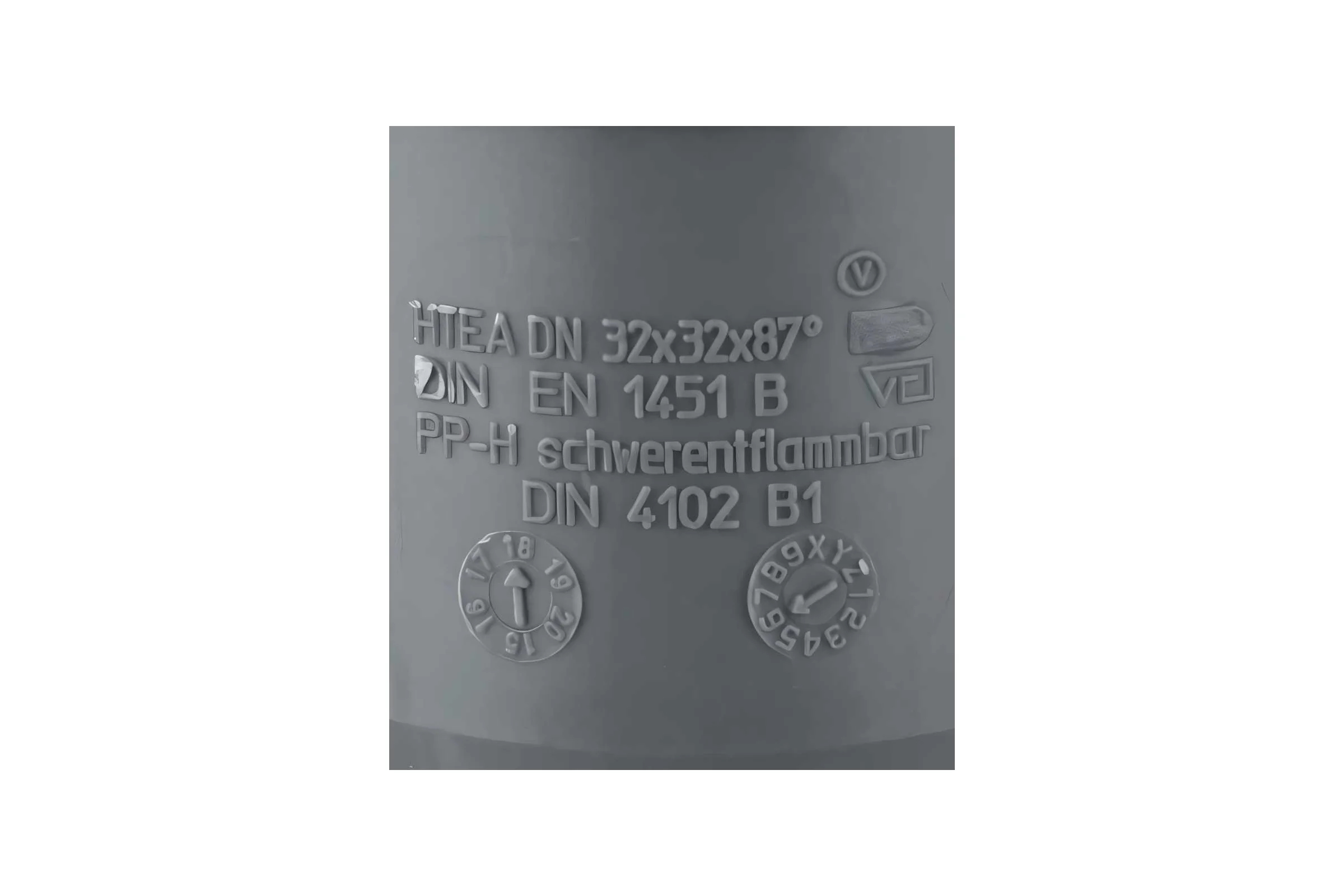 Тройник двухраструбный (87°) HTEA 32/32 Ostendorf 110400