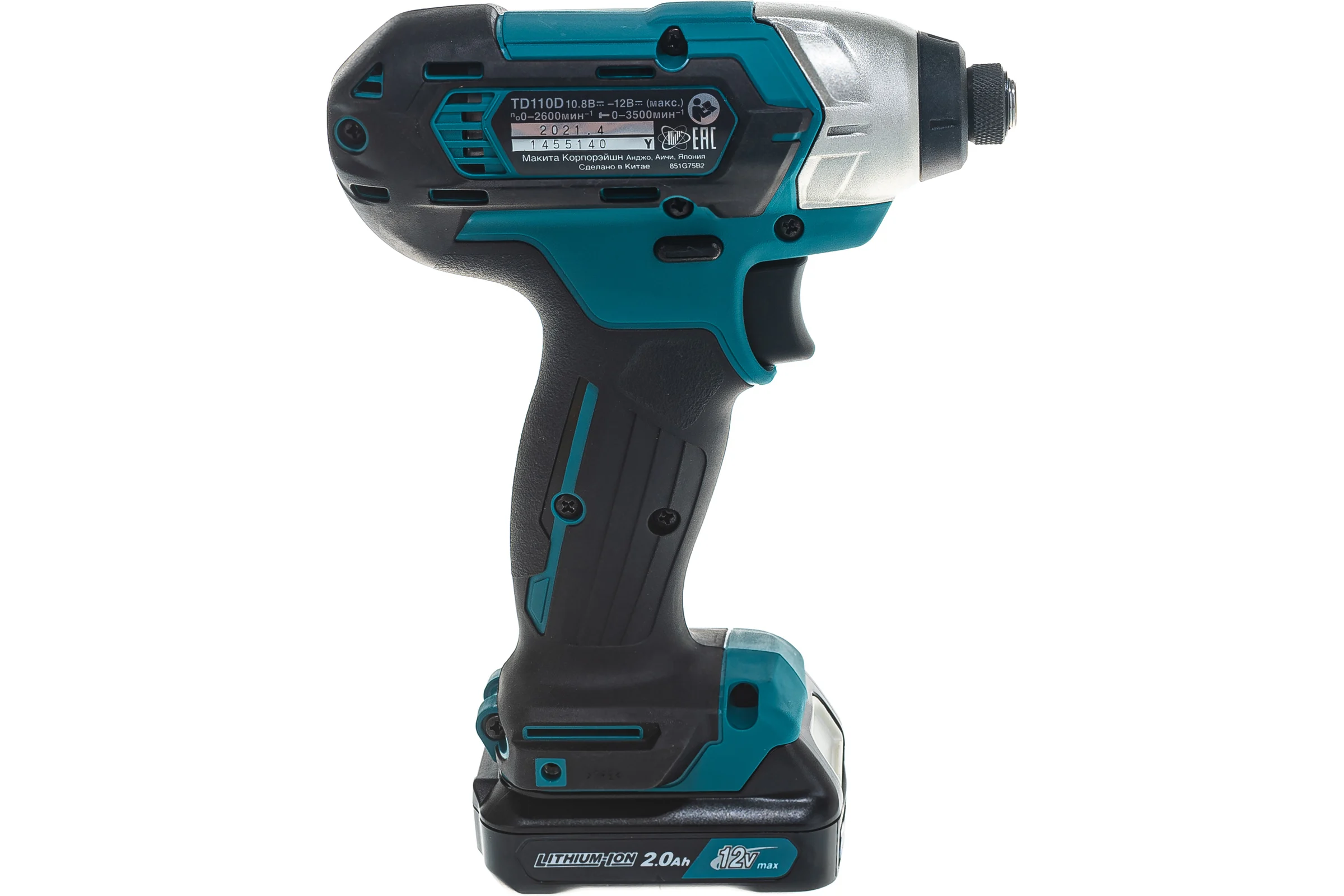 Аккумуляторный шуруповерт Makita TD110DWAE