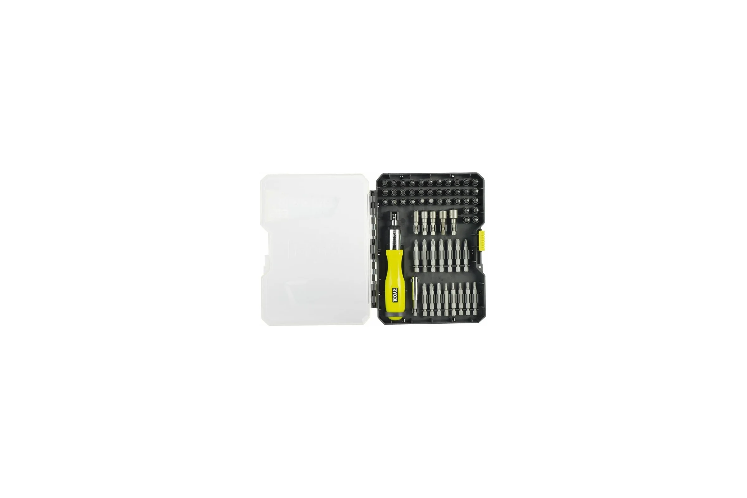 Отвертка с набором бит и торцевых головок 59шт Ryobi RAK59SD 5132002251