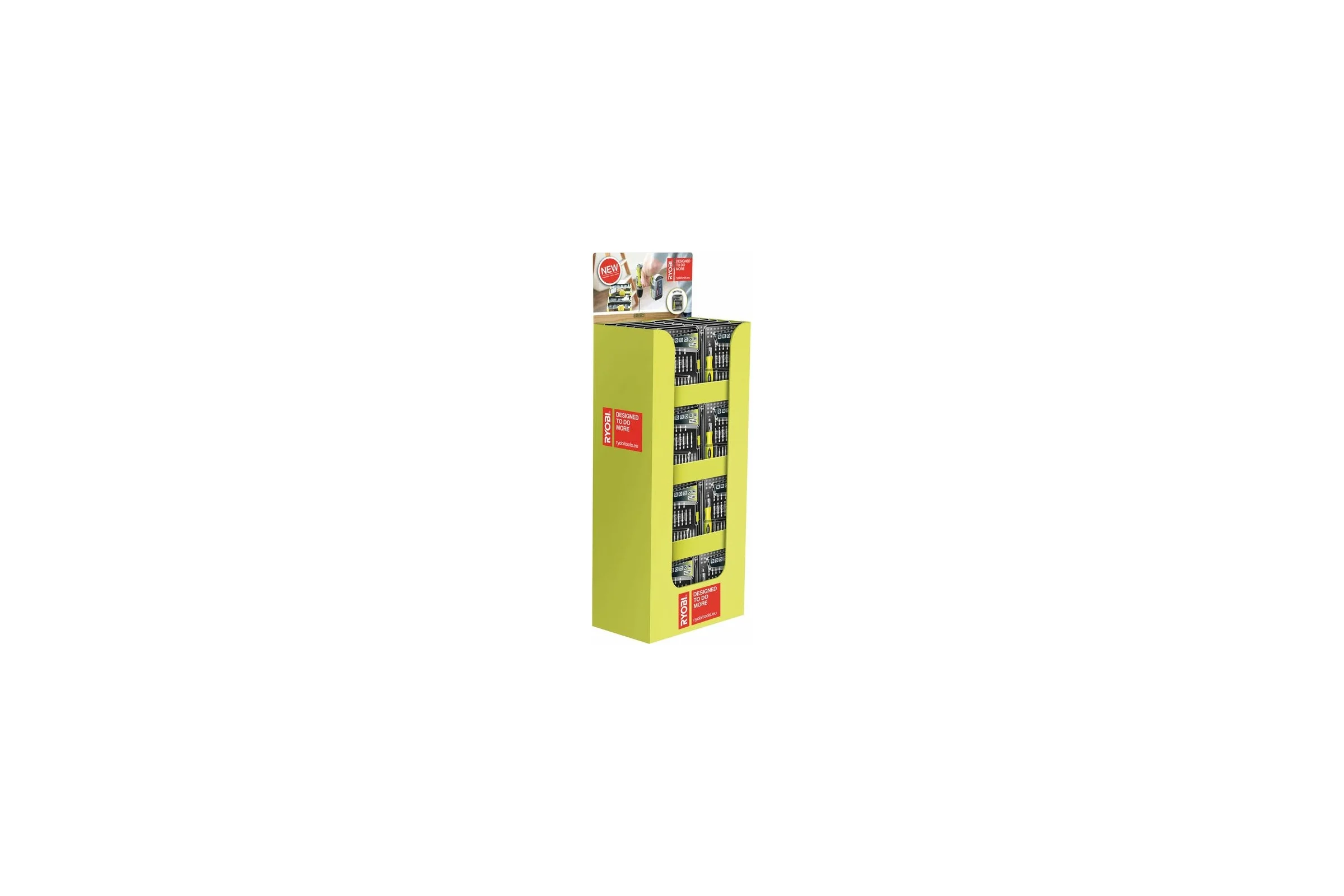 Отвертка с набором бит и торцевых головок 59шт Ryobi RAK59SD 5132002251