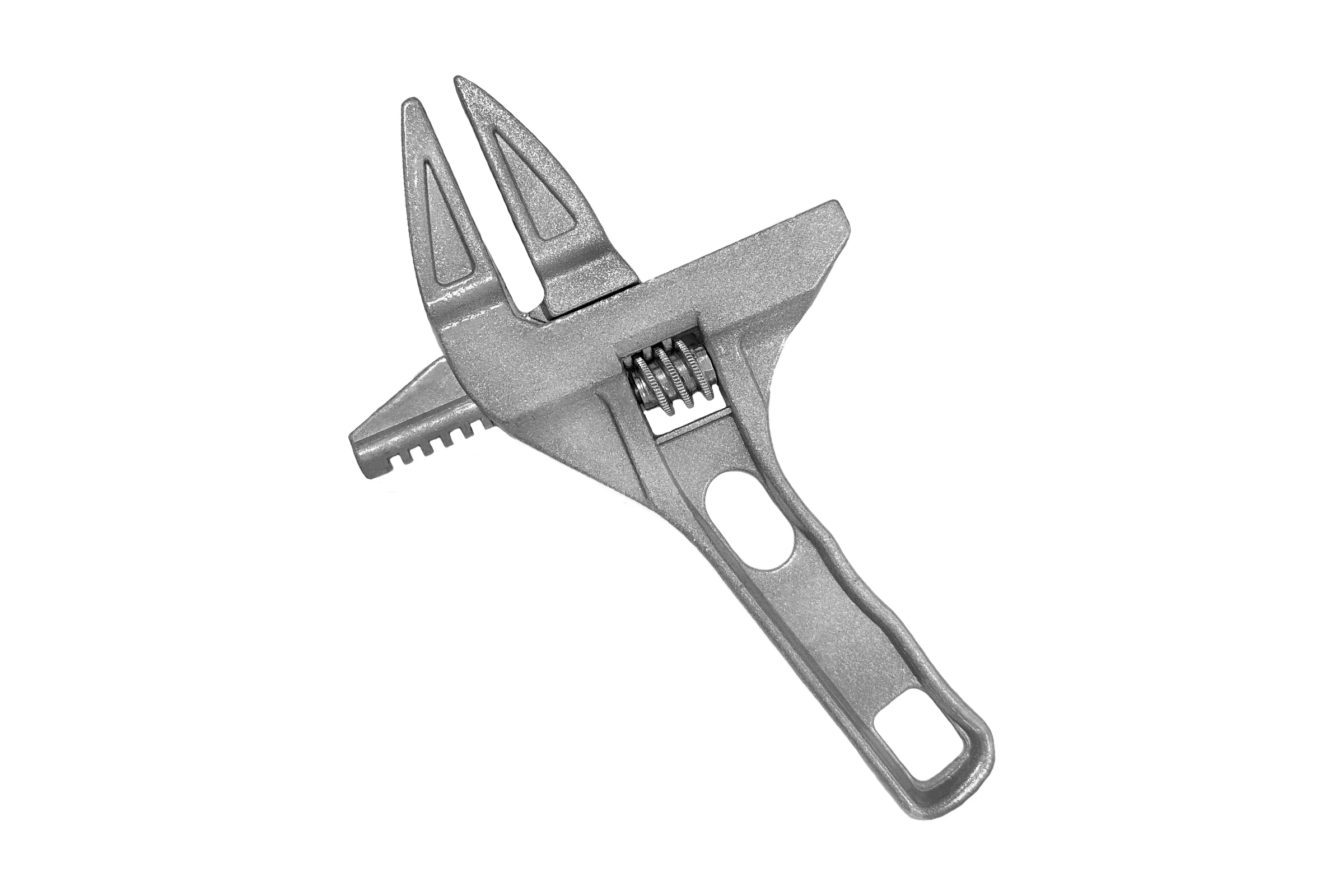 Разводной сантехнический ключ vertextools 200мм, увеличенный диапазон раскрытия, 16-68мм 2220-200-68