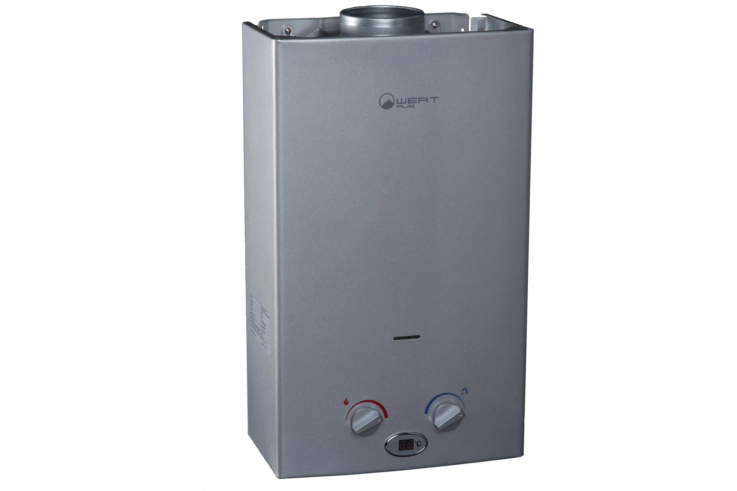 Газовый проточный водонагреватель WERTRUS 10LC серый W1415