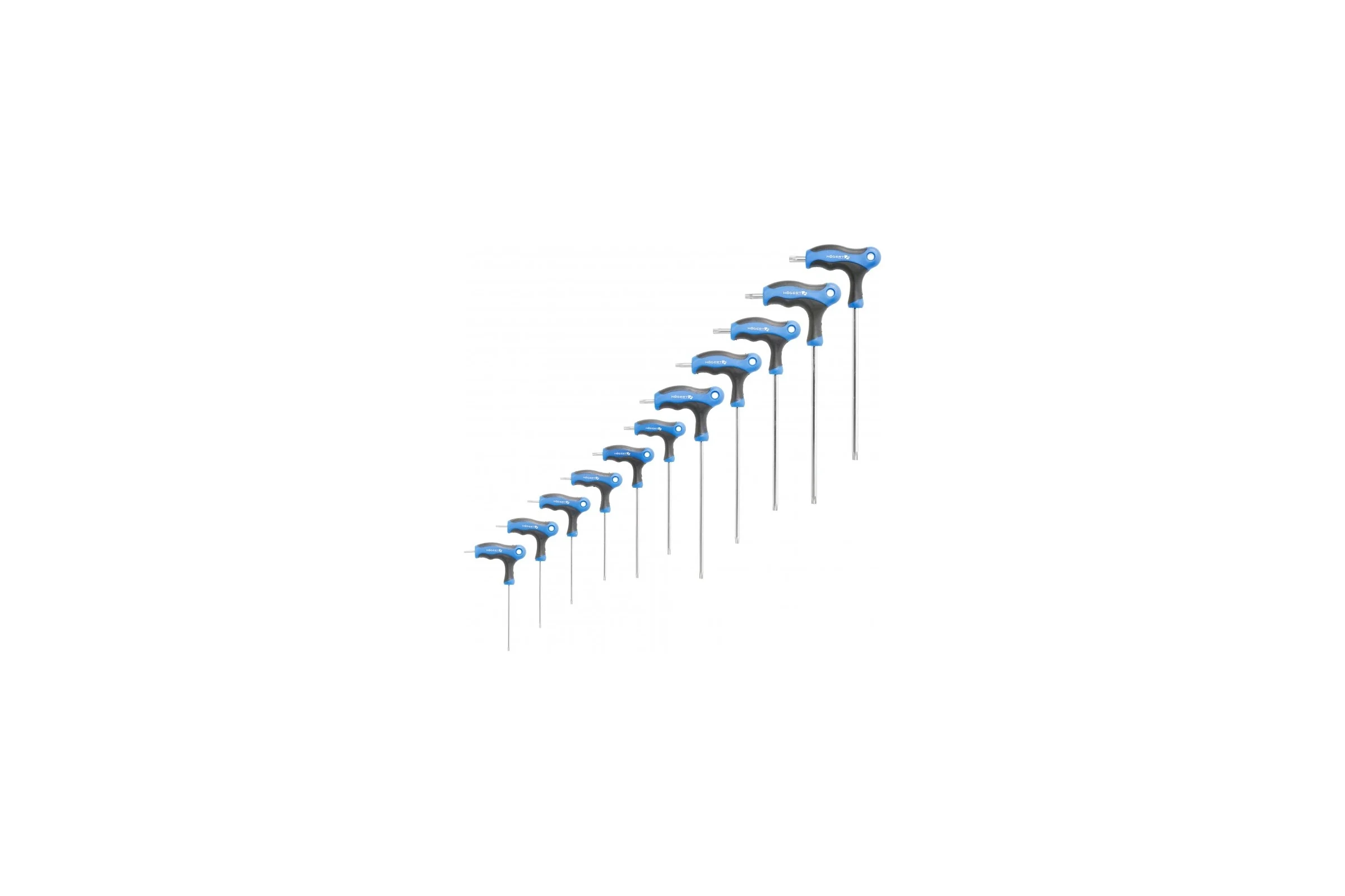 Набор ключей Torx  torx security, тип "Т", 10 шт HT1W881