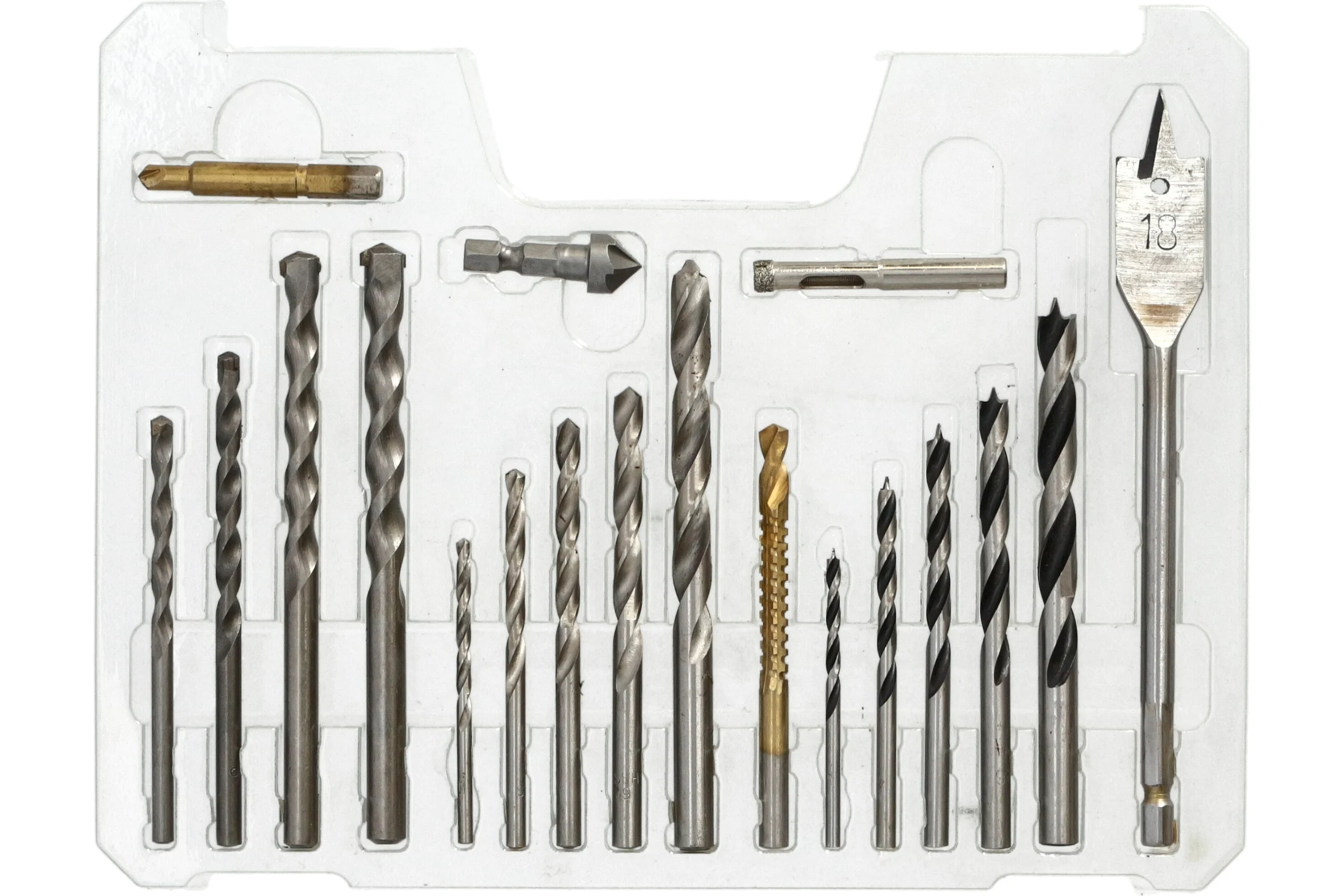 Набор сверл 19 шт FASTER TOOLS 7289