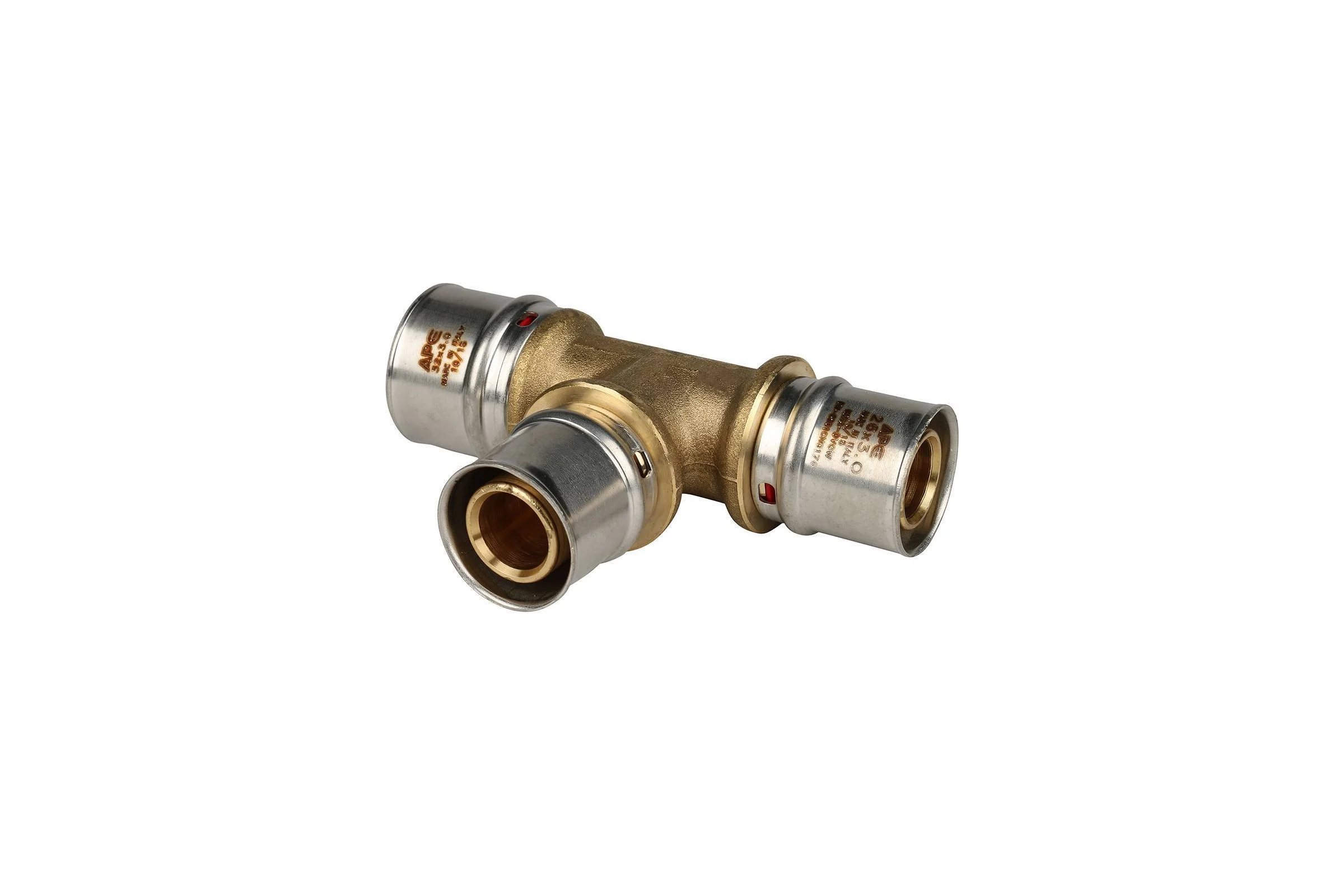 Переходной тройник STOUT Sfp-0005-322626 32x26x26 для металлопластиковых труб, прессовой RG008S9C1EMKF5