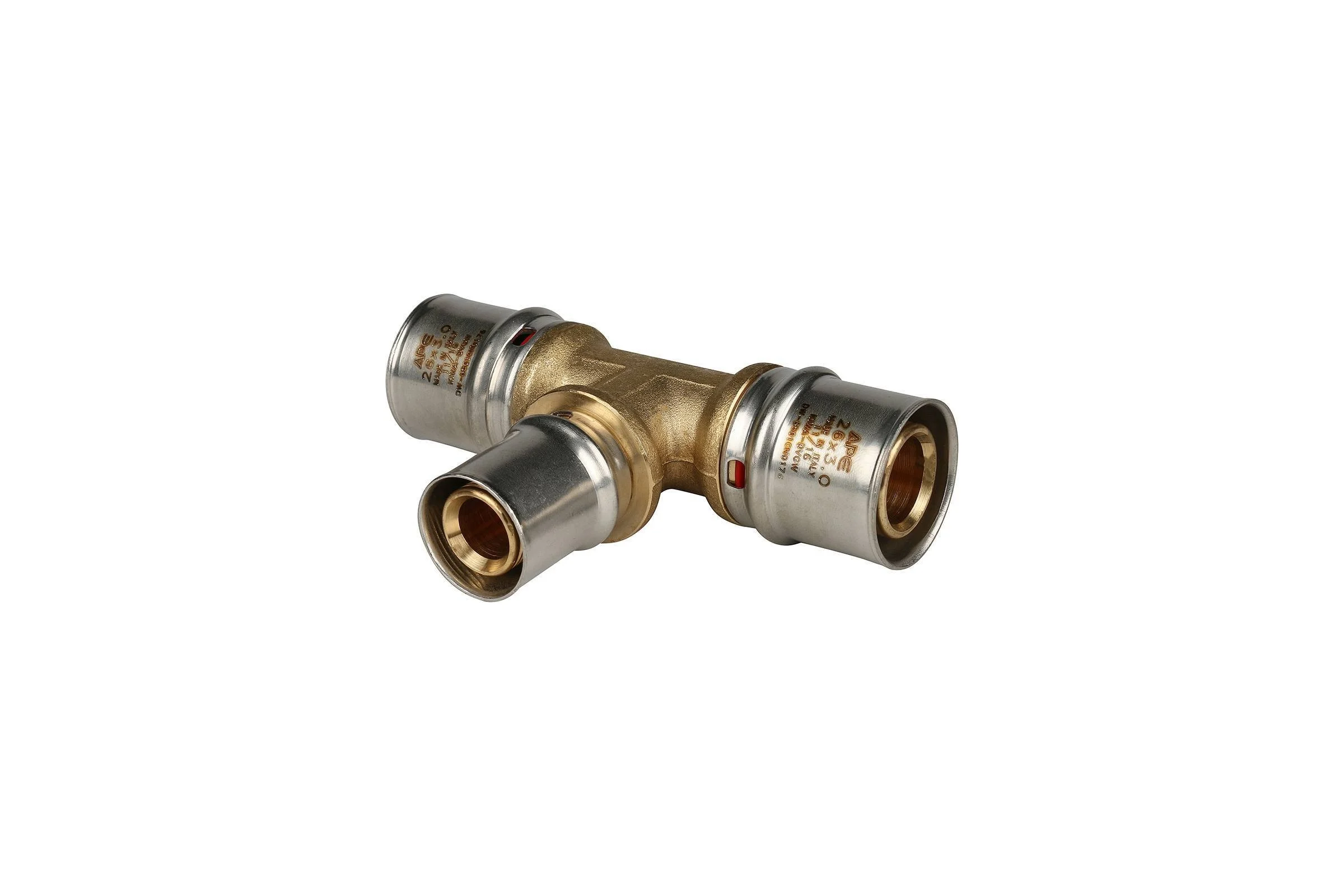 Переходной тройник STOUT Sfp-0005-262026 26x20x26 для металлопластиковых труб прессовой RG008S9C18SG52