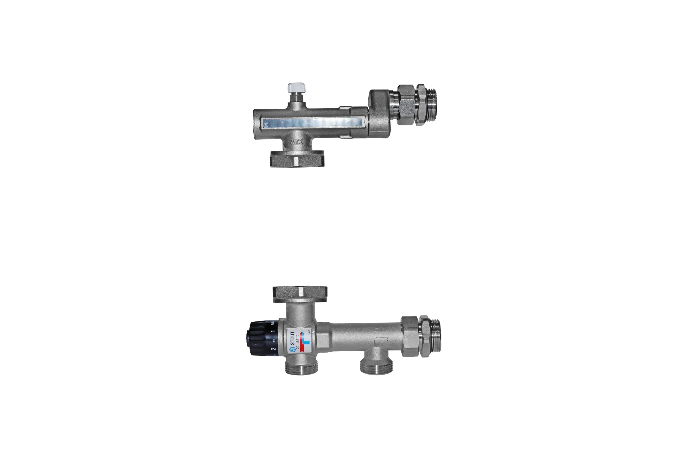 Насосно-смесительный узел с термостатическим клапаном STOUT Sdg-0120-005010 20-55c, без насоса RG0090KIJOBV1B