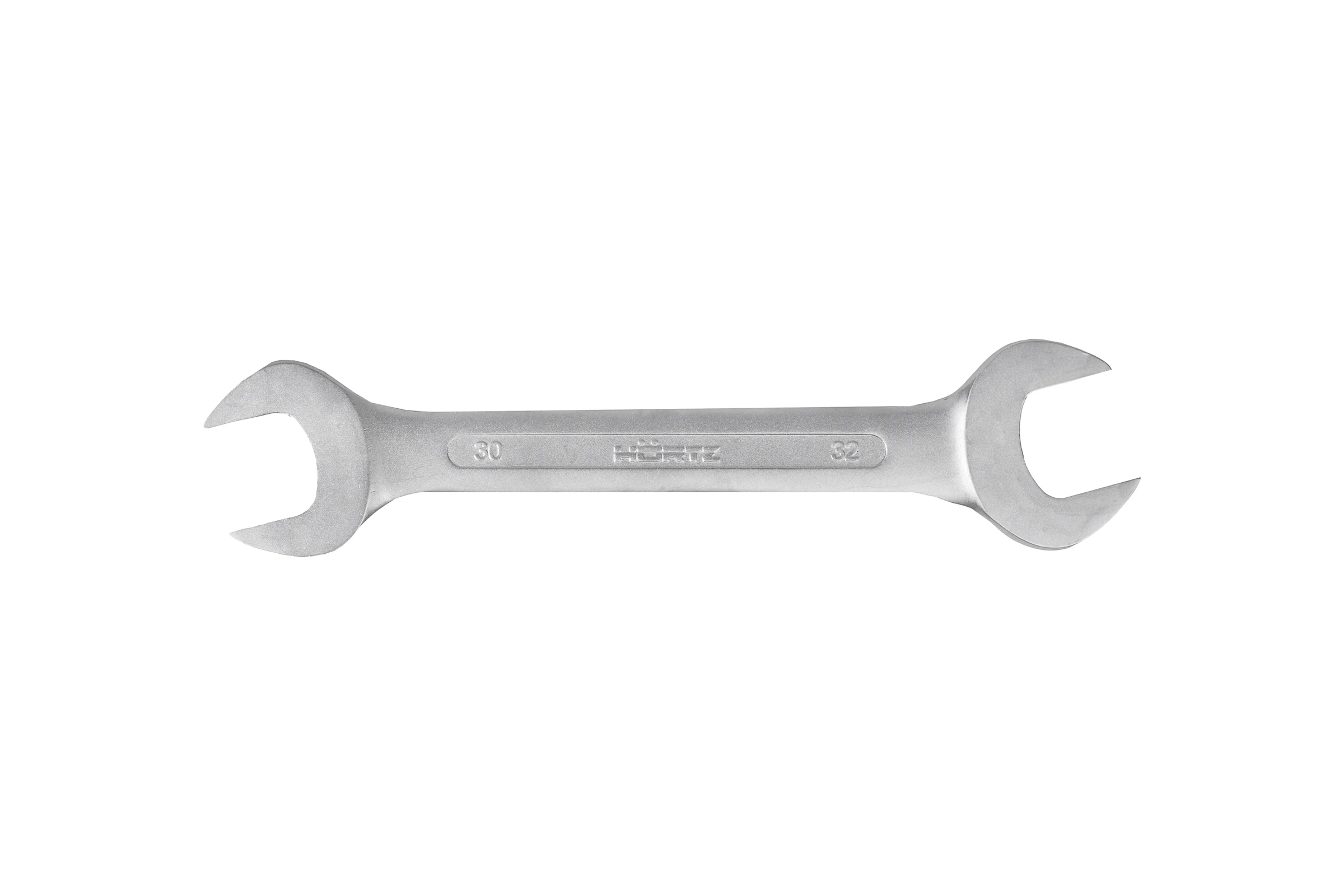 Двусторонний гаечный ключ Hortz 30x32 мм, хромированный, HOR 102257