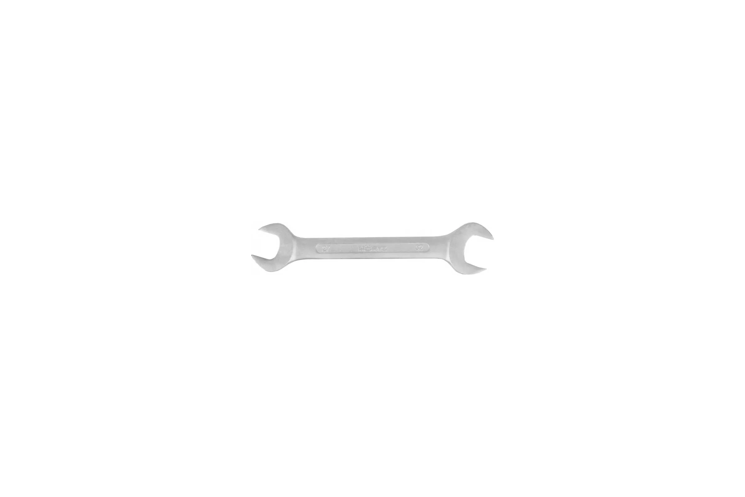Двусторонний гаечный ключ Hortz 27x32 мм, хромированный, HOR 102256