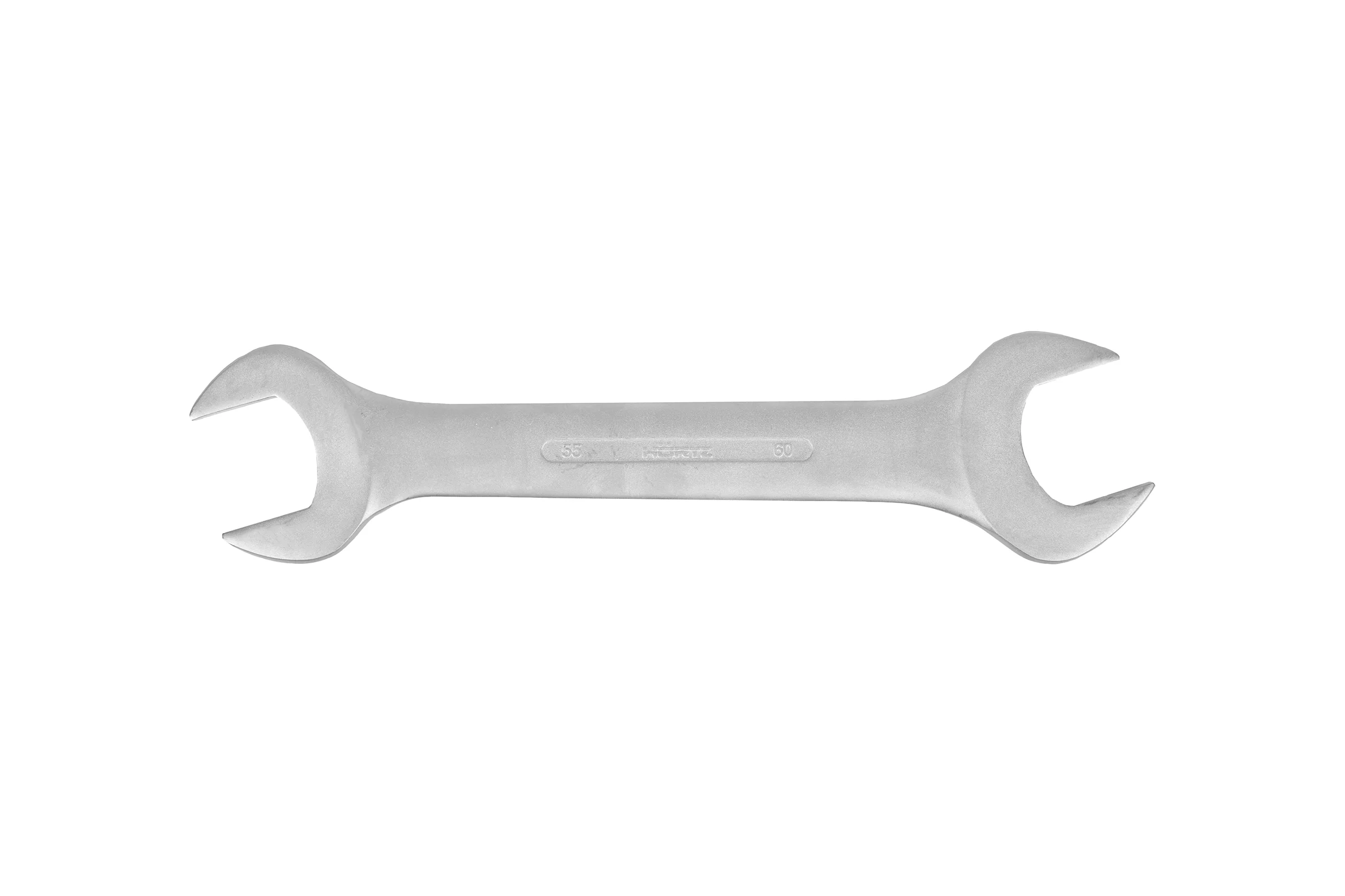 Двусторонний гаечный ключ Hortz 55x60 мм, хромированный, HOR 1069281