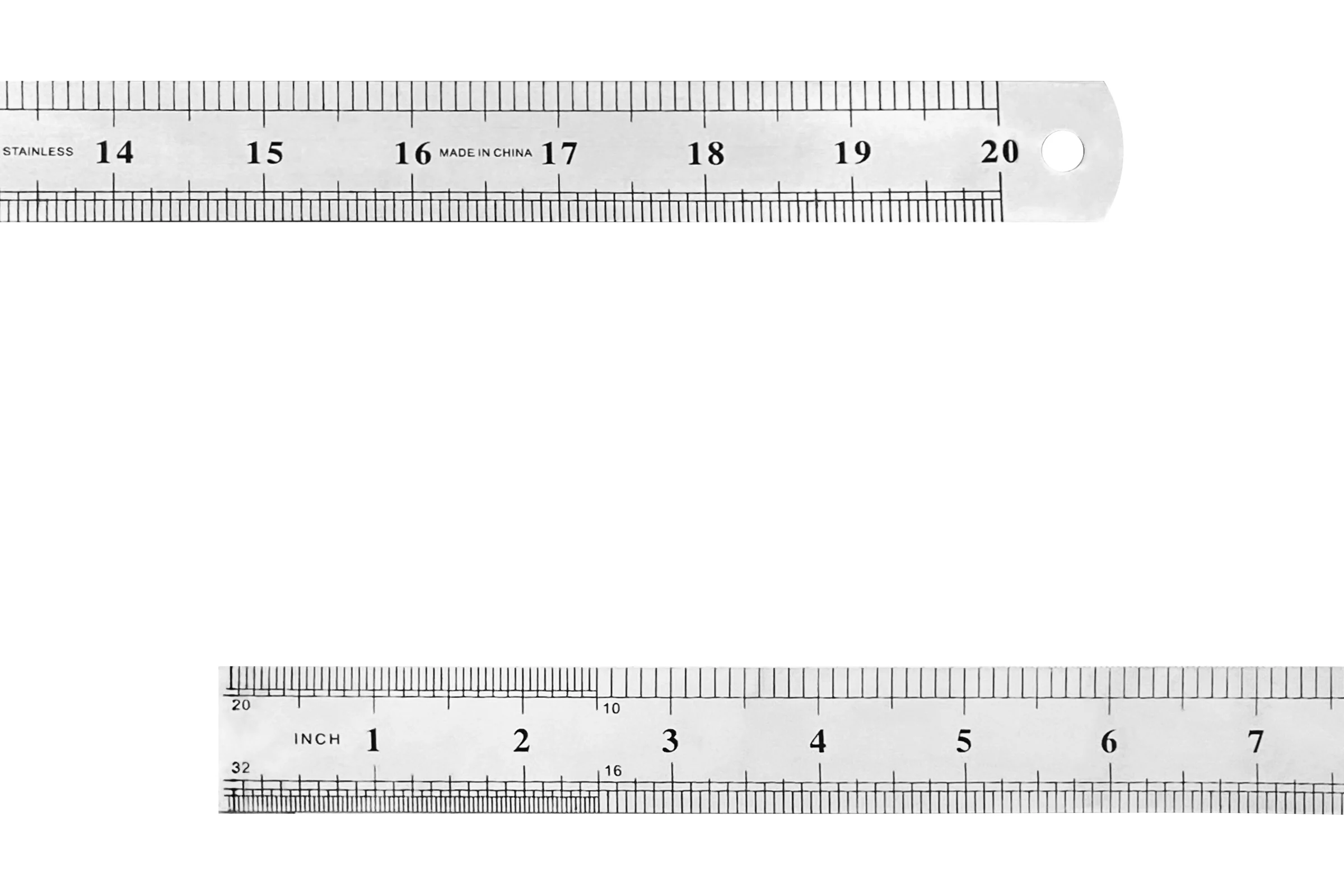 Измерительная линейка vertextools 500мм, металлическая 3042-500