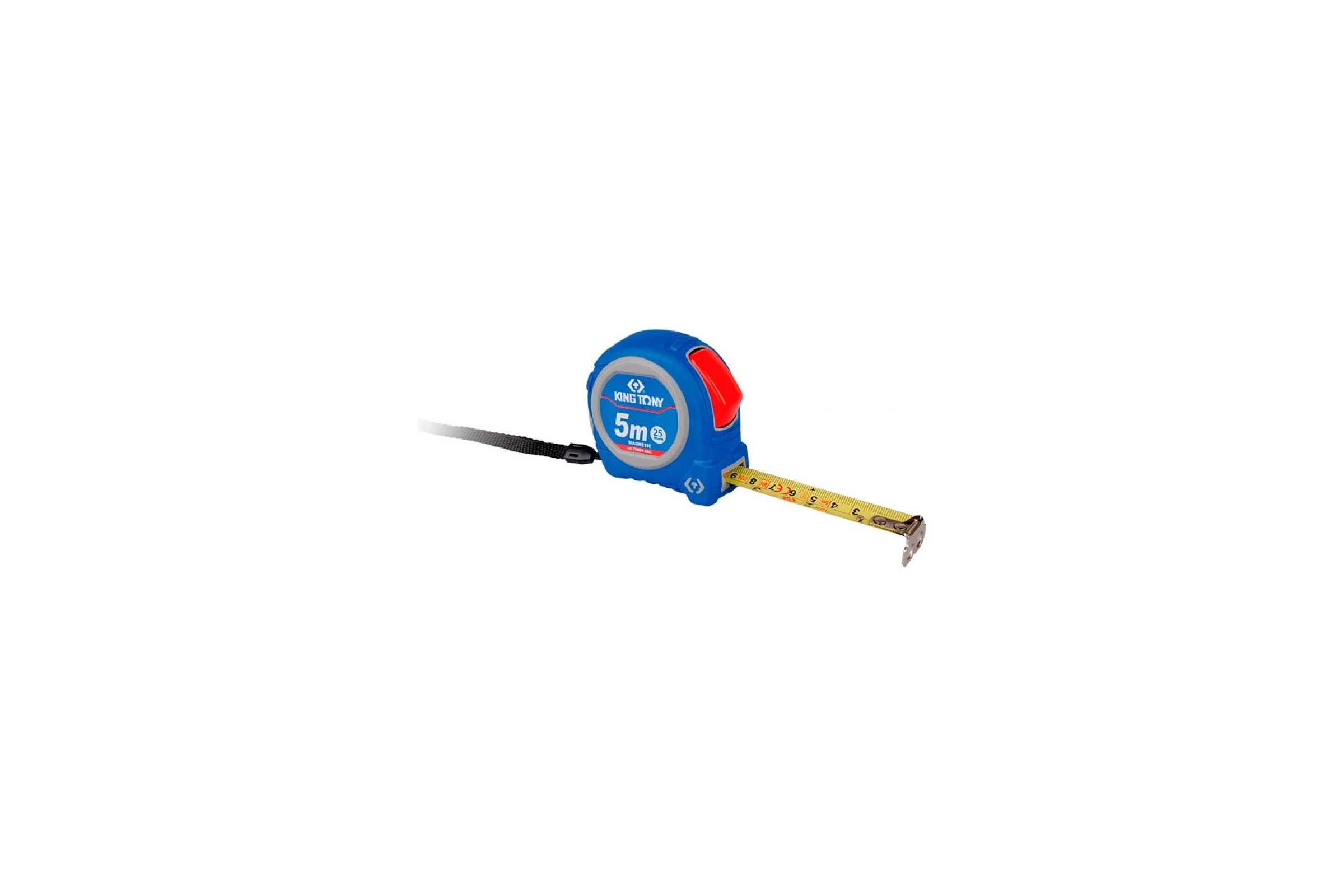 Измерительная рулетка 5м, магнитный крюк KING TONY 79094-05C1