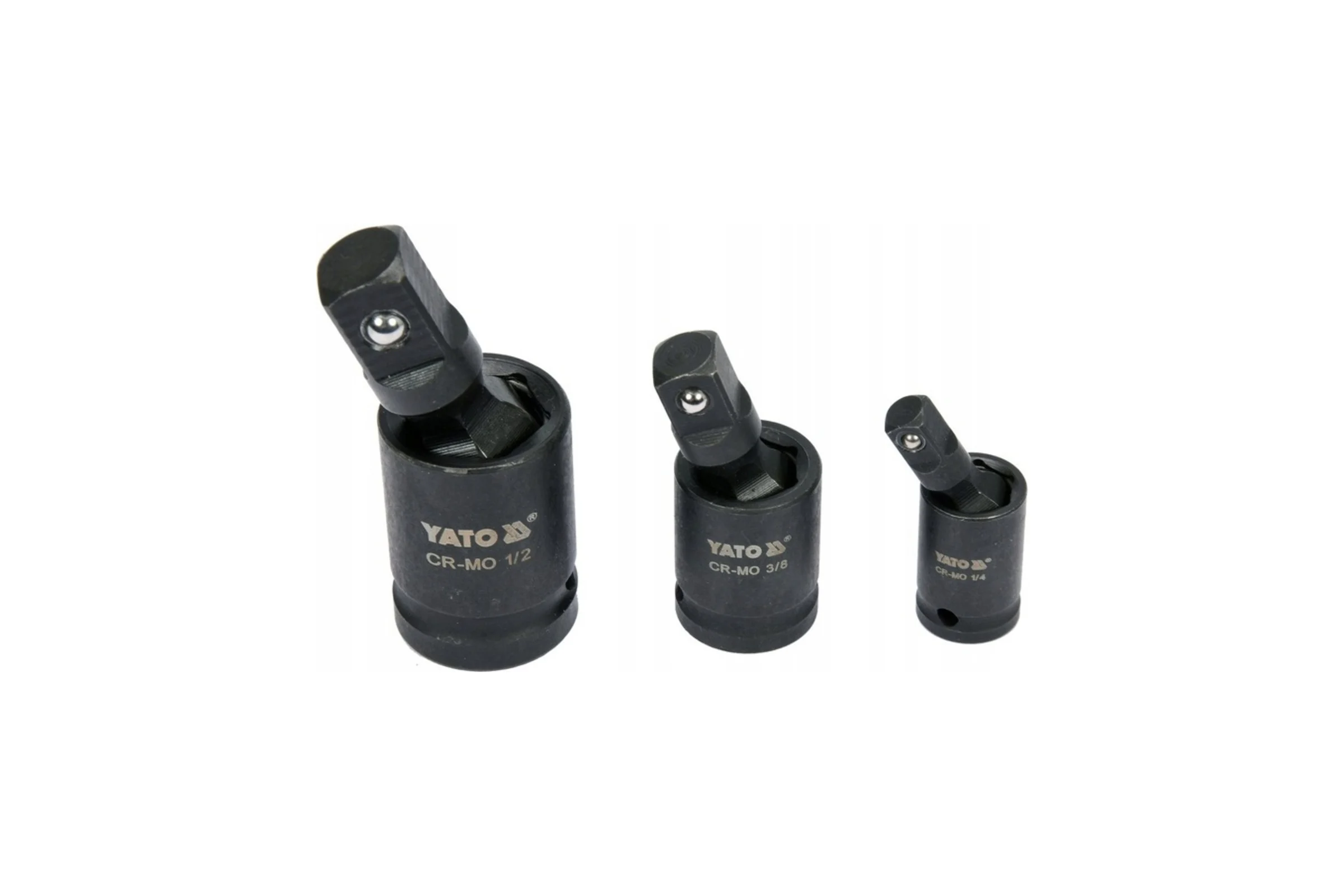 Набор ударных карданов 3 шт, 1/4", 3/8", 1/2" YATO YT-10643