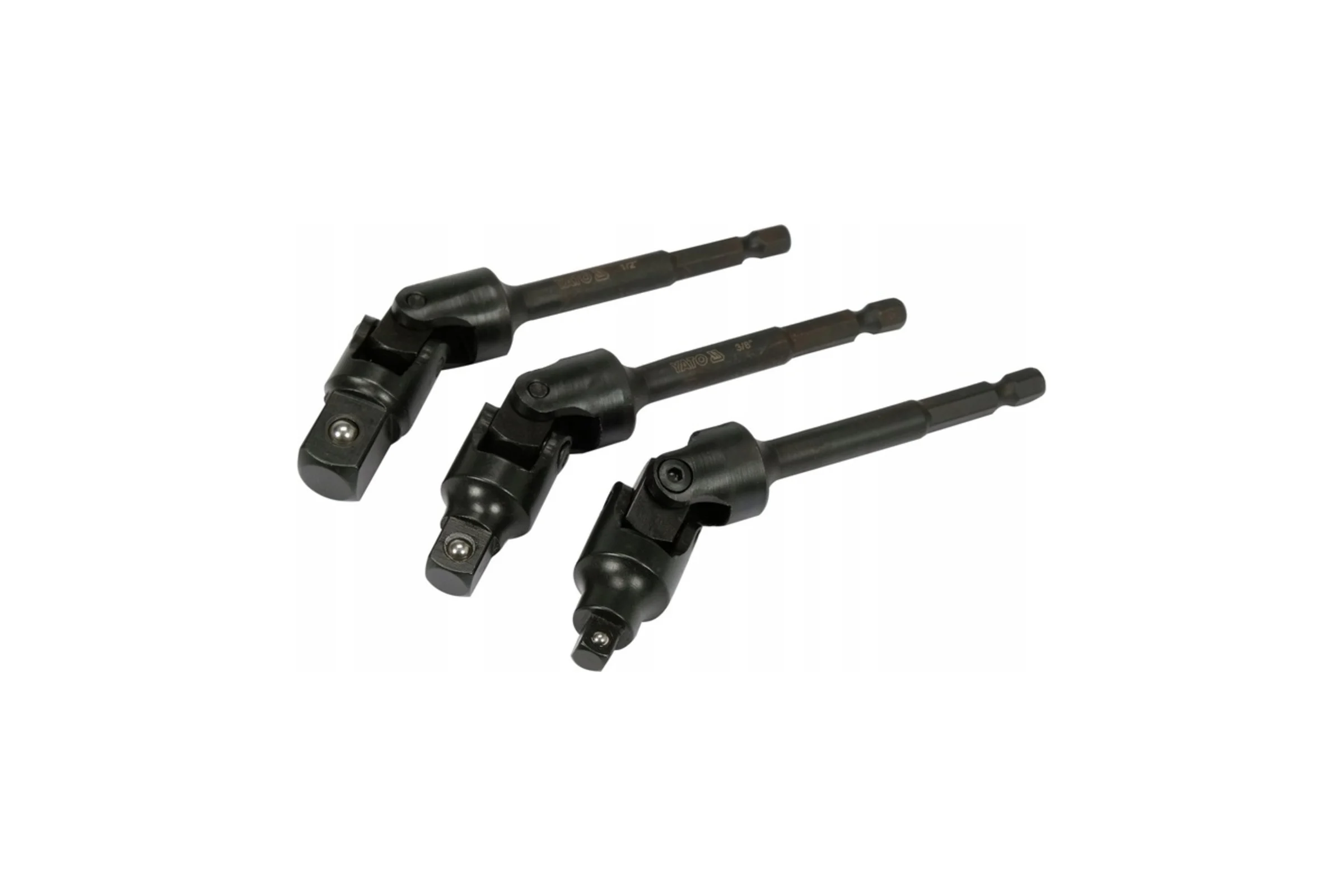 Набор карданных переходников 3 шт,  1/2", 1/4", 3/8" YATO YT-04641