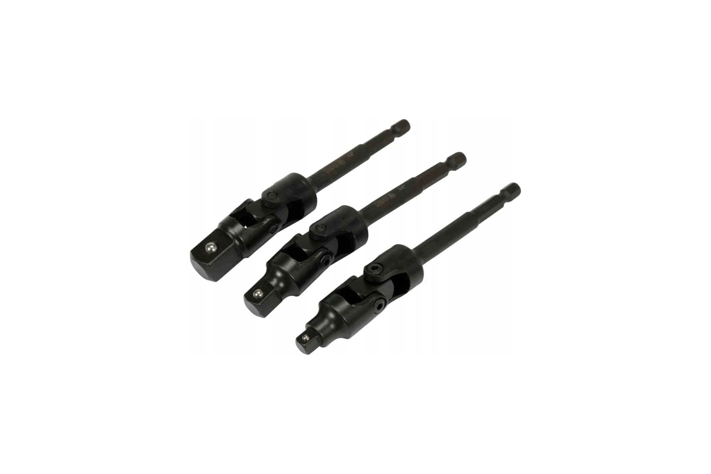 Набор карданных переходников 3 шт,  1/2", 1/4", 3/8" YATO YT-04641