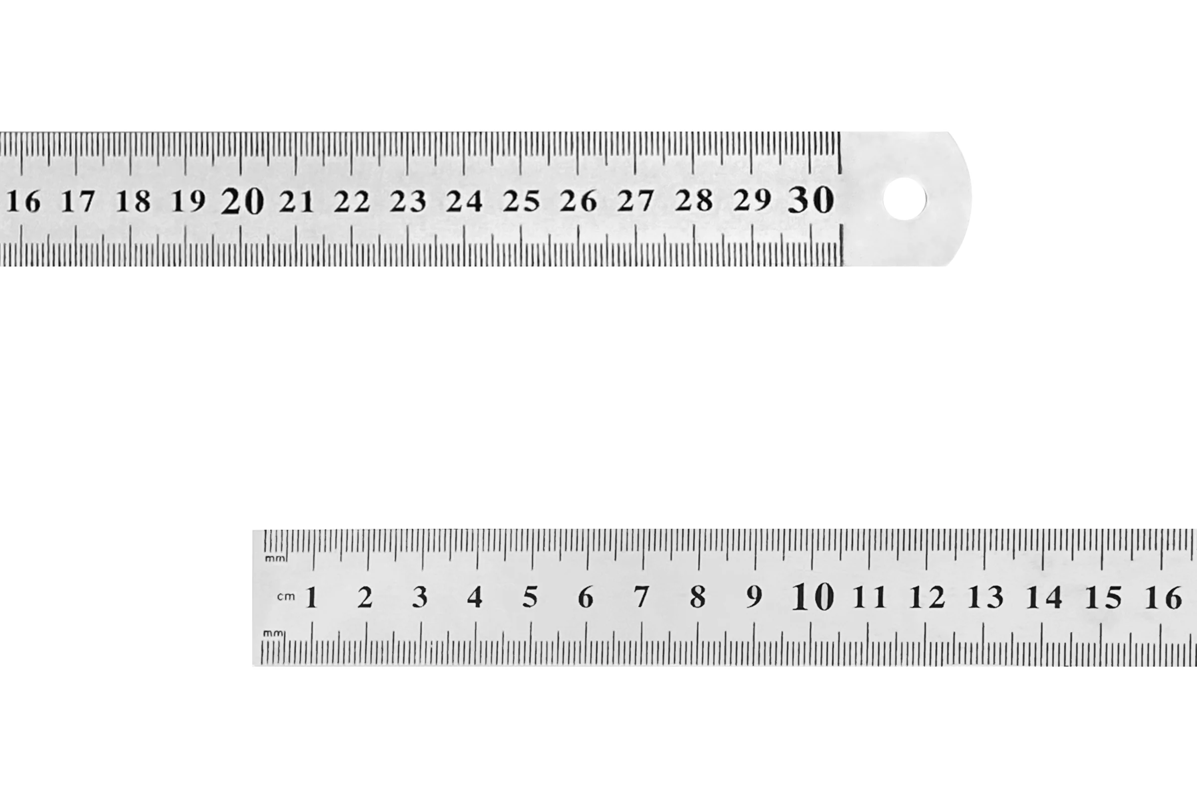 Измерительная линейка vertextools 300 мм, металлическая 3042-300