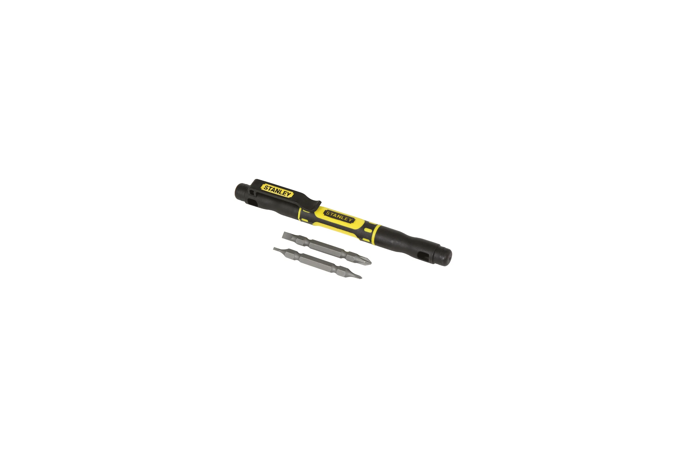 Карманная отвертка с 2-мя вставками Stanley 66-344M