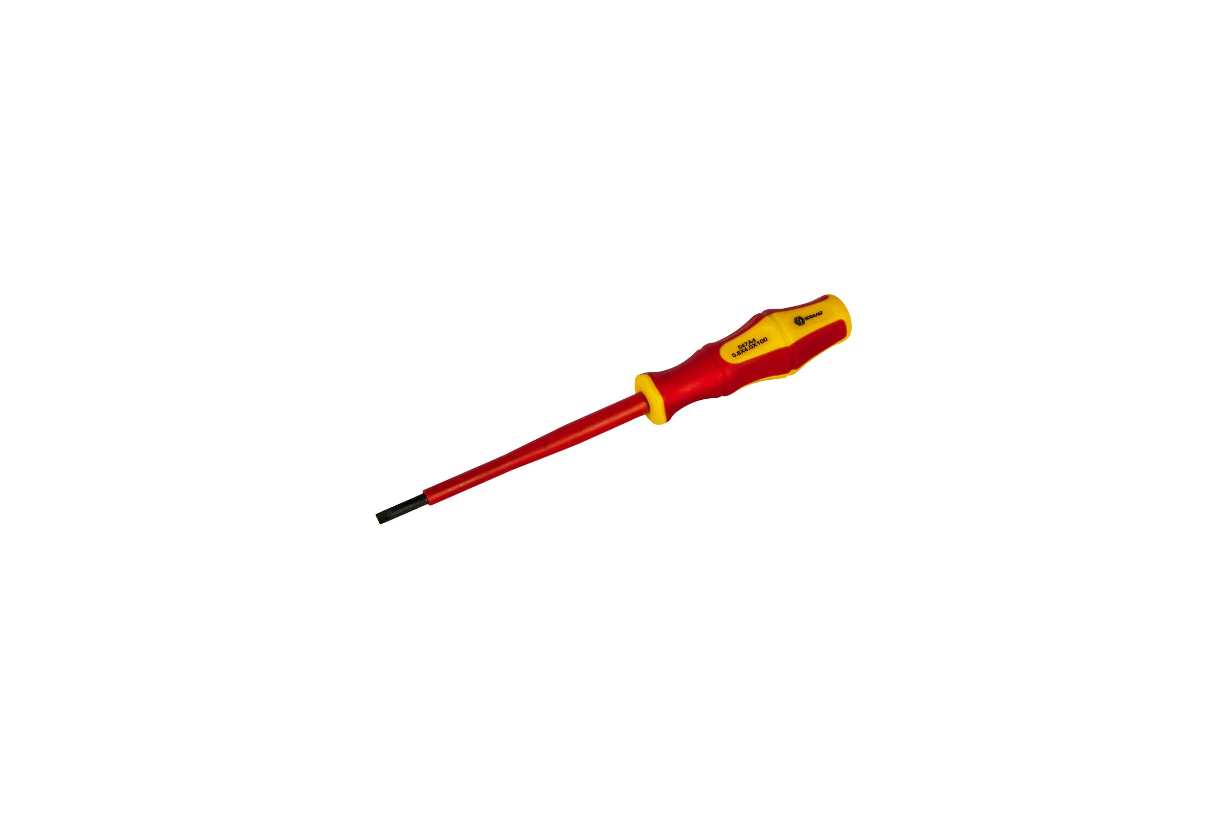 Отвертка диэлектрическая Ultra Grip SL 4,0 х 100 мм CR-V КОБАЛЬТ 646-447