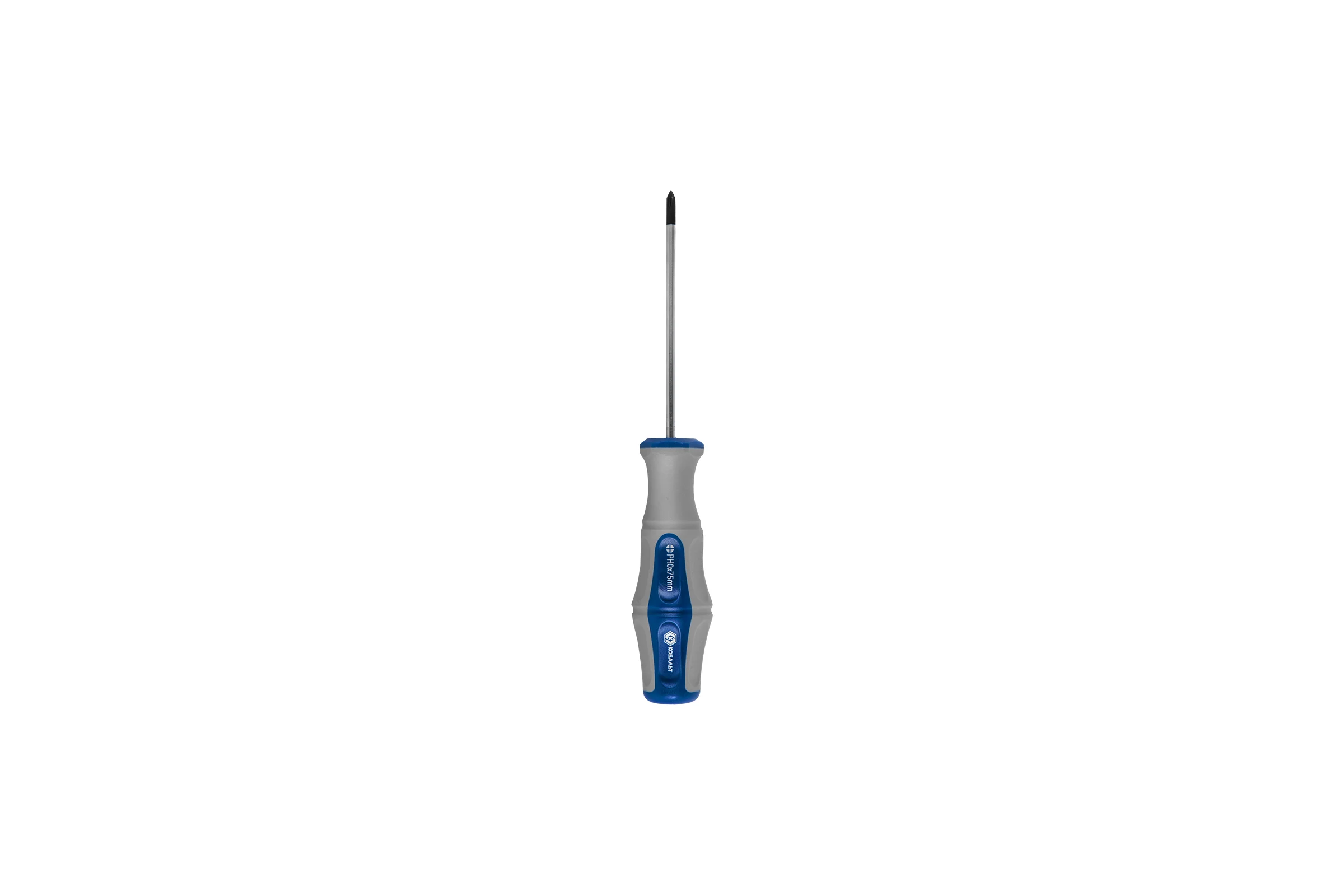 Отвёртка Ultra Grip PH-0 х 75 мм CR-V КОБАЛЬТ 646-317