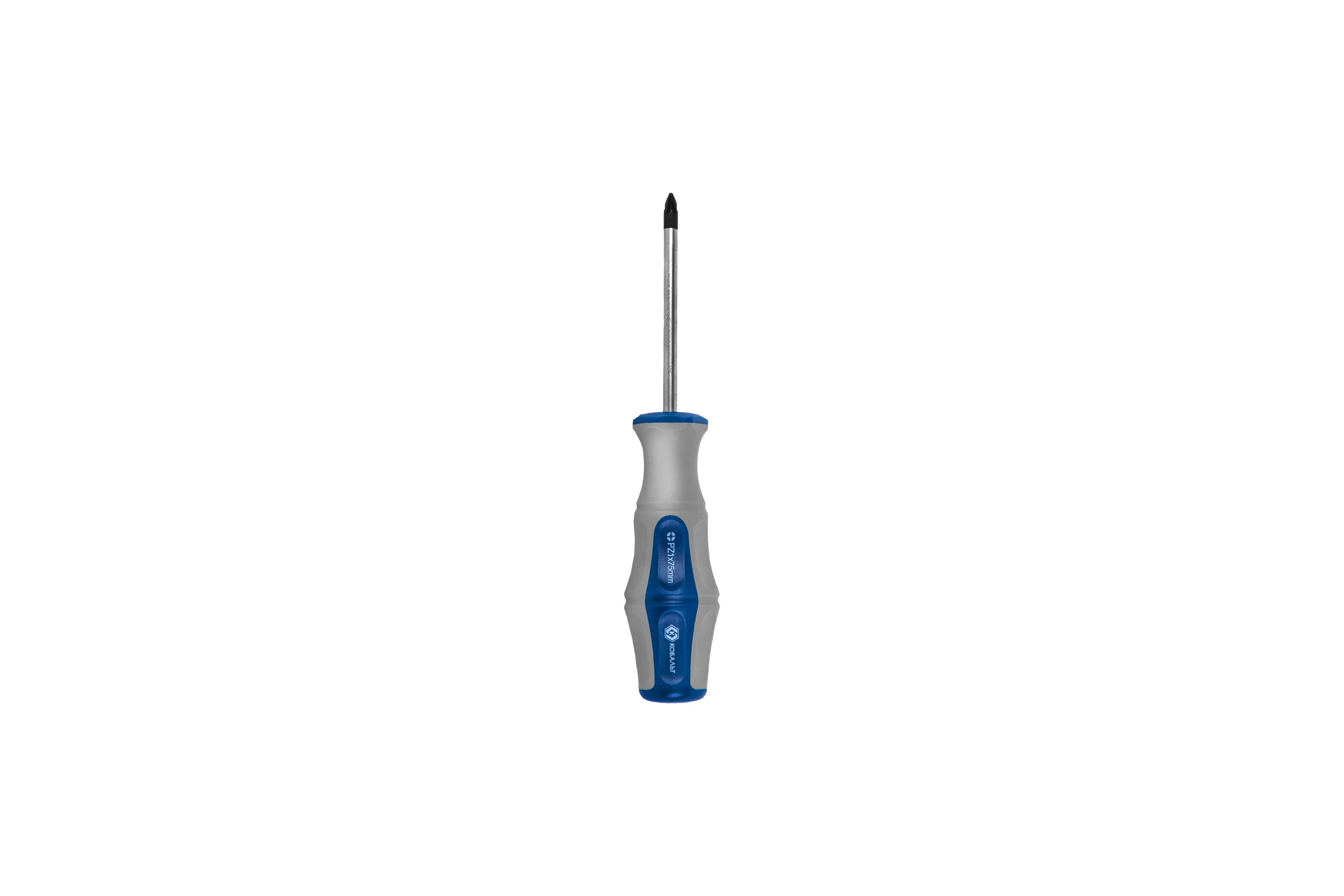 Отвёртка Ultra Grip PZ-1 х 75 мм CR-V КОБАЛЬТ 646-409