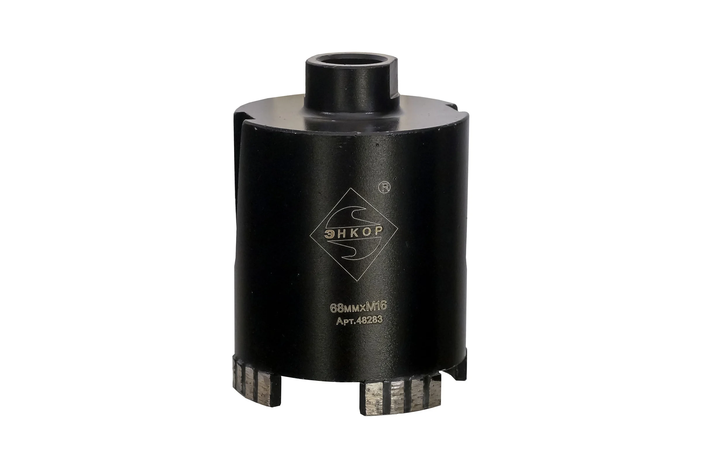Коронка алмазная ПРОФ 68 мм, М16, SDS-plus Энкор 48283
