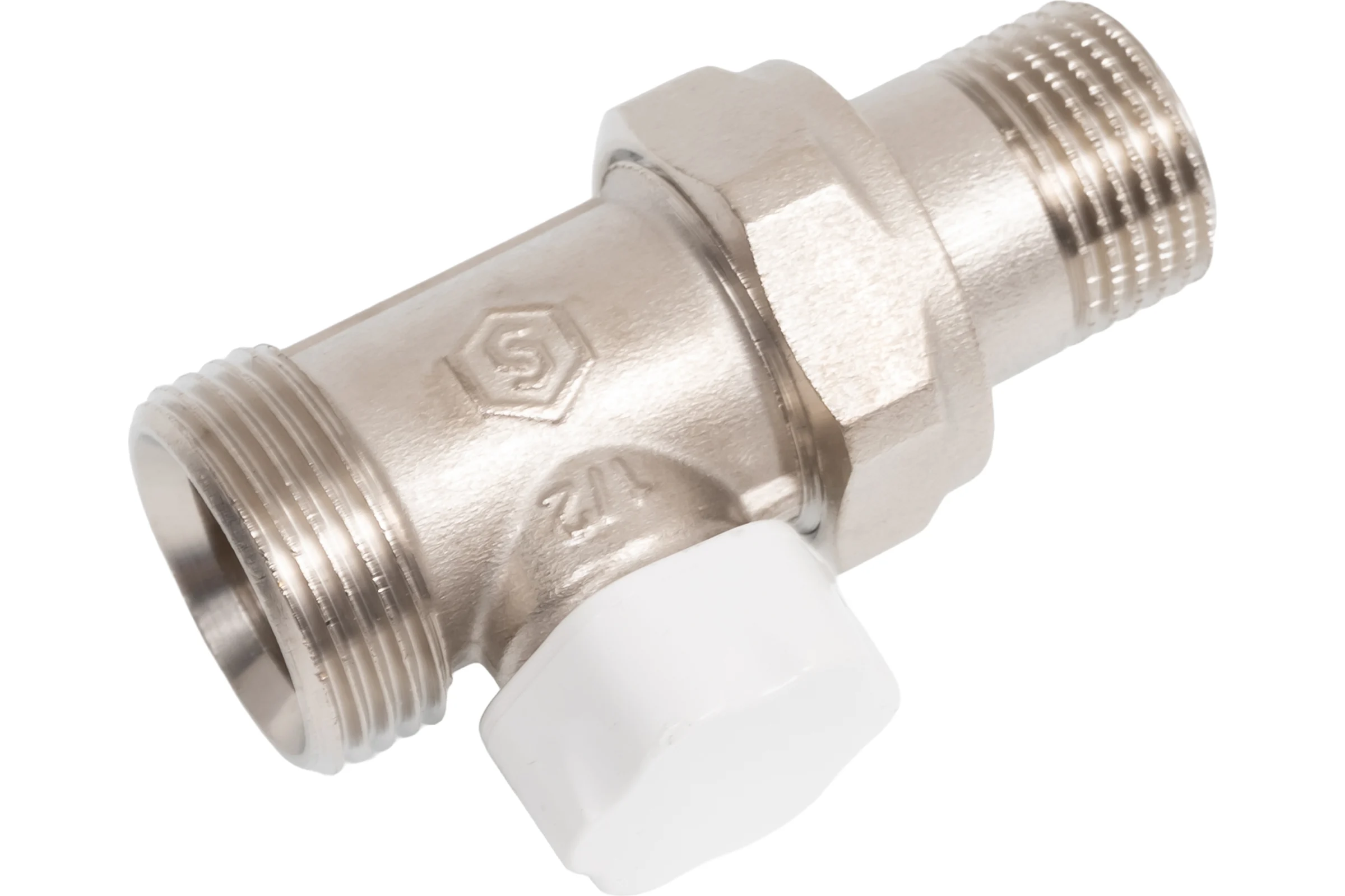 Запорно-балансировочный клапан STOUT Svl-1196-000015 прямой, 1/2" х 3/4"ек RG008UEA99H2PJ