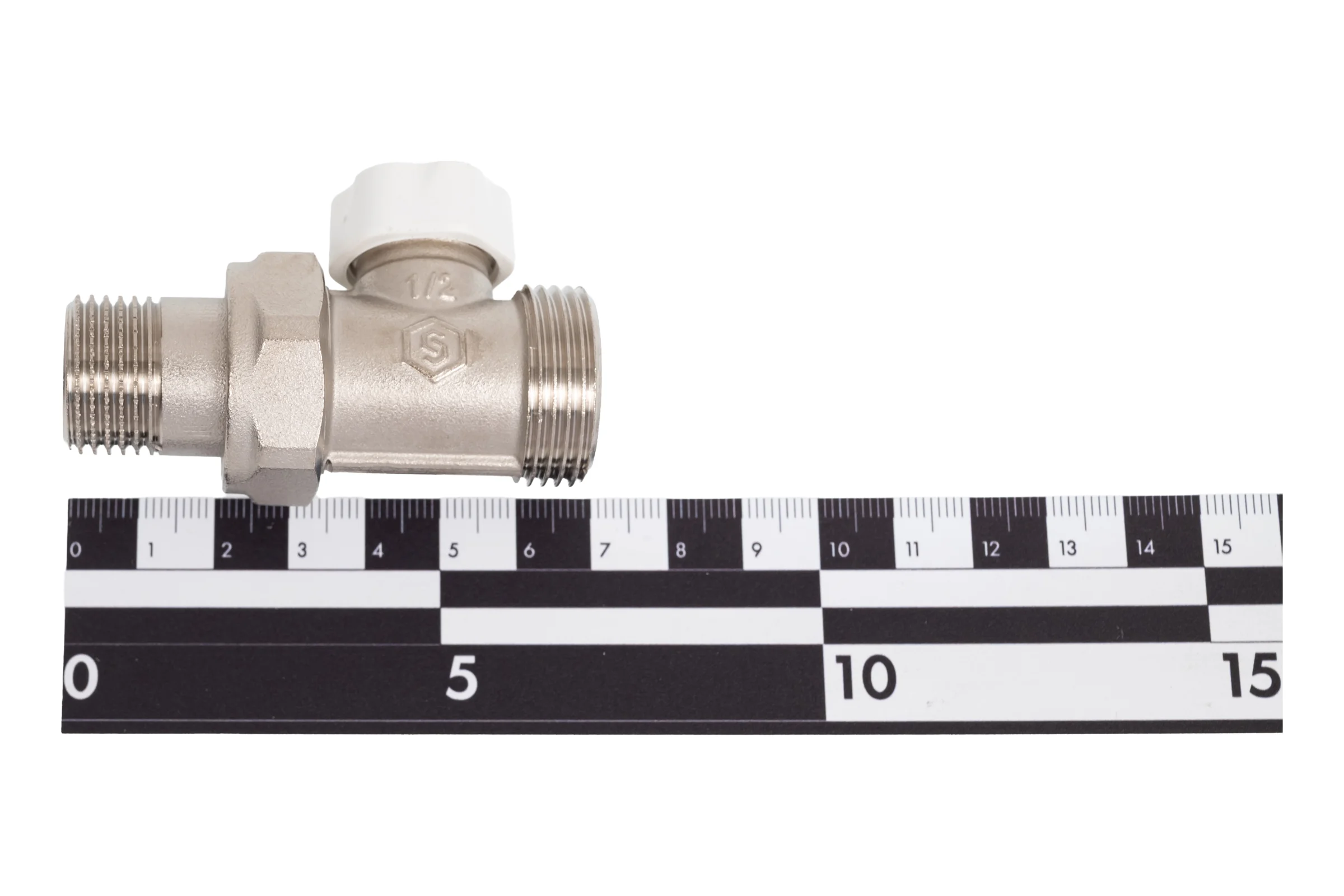 Запорно-балансировочный клапан STOUT Svl-1196-000015 прямой, 1/2" х 3/4"ек RG008UEA99H2PJ