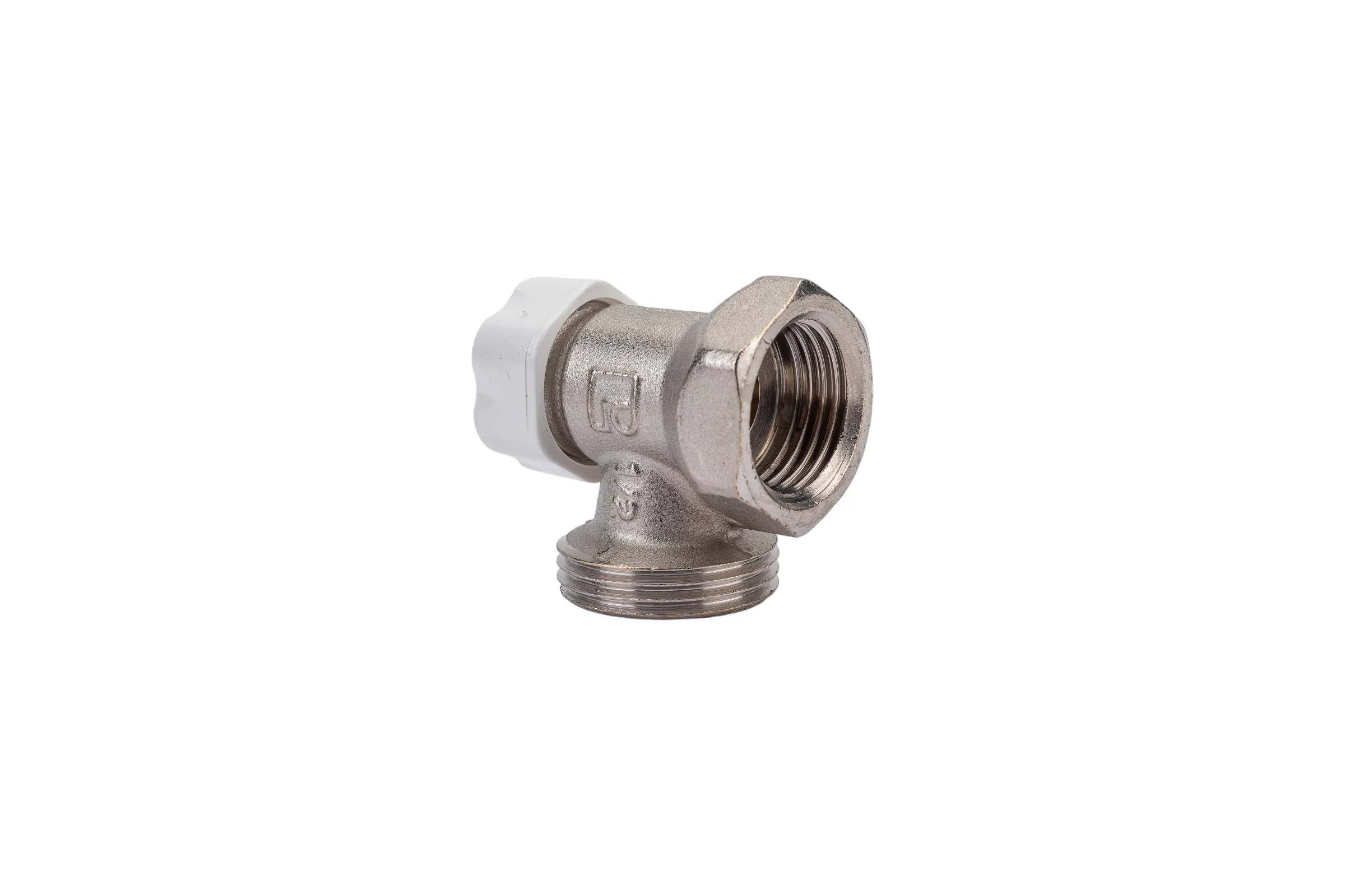 Запорно-балансировочный угловой клапан STOUT Svl-1156-100015 1/2" (с дополнительным уплотнением) RG008VL0HPSIBT