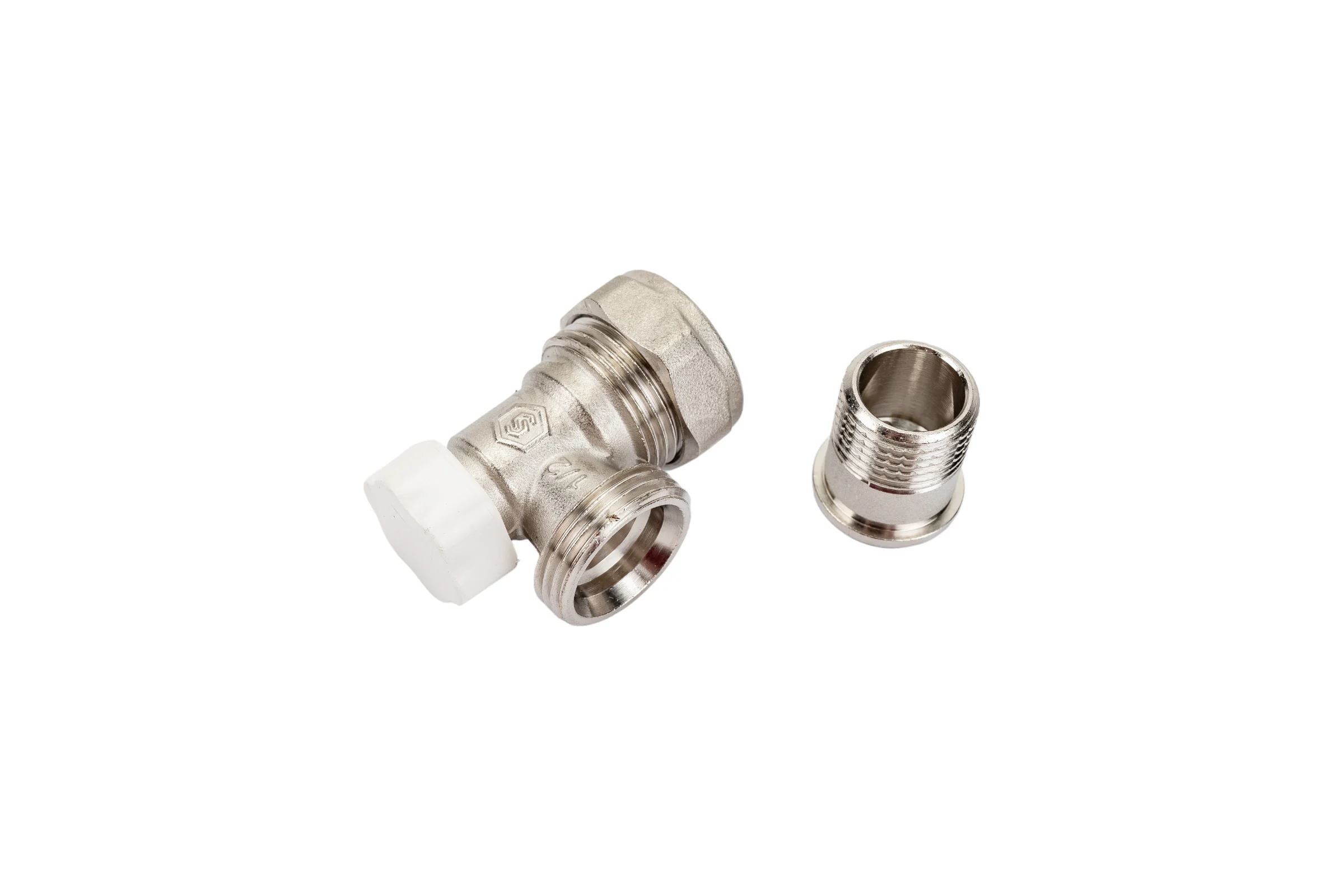 Угловой запорно-балансировочный клапан STOUT Svl-1166-000015 1/2" х 3/4"ек RG008UEA9CDS0J