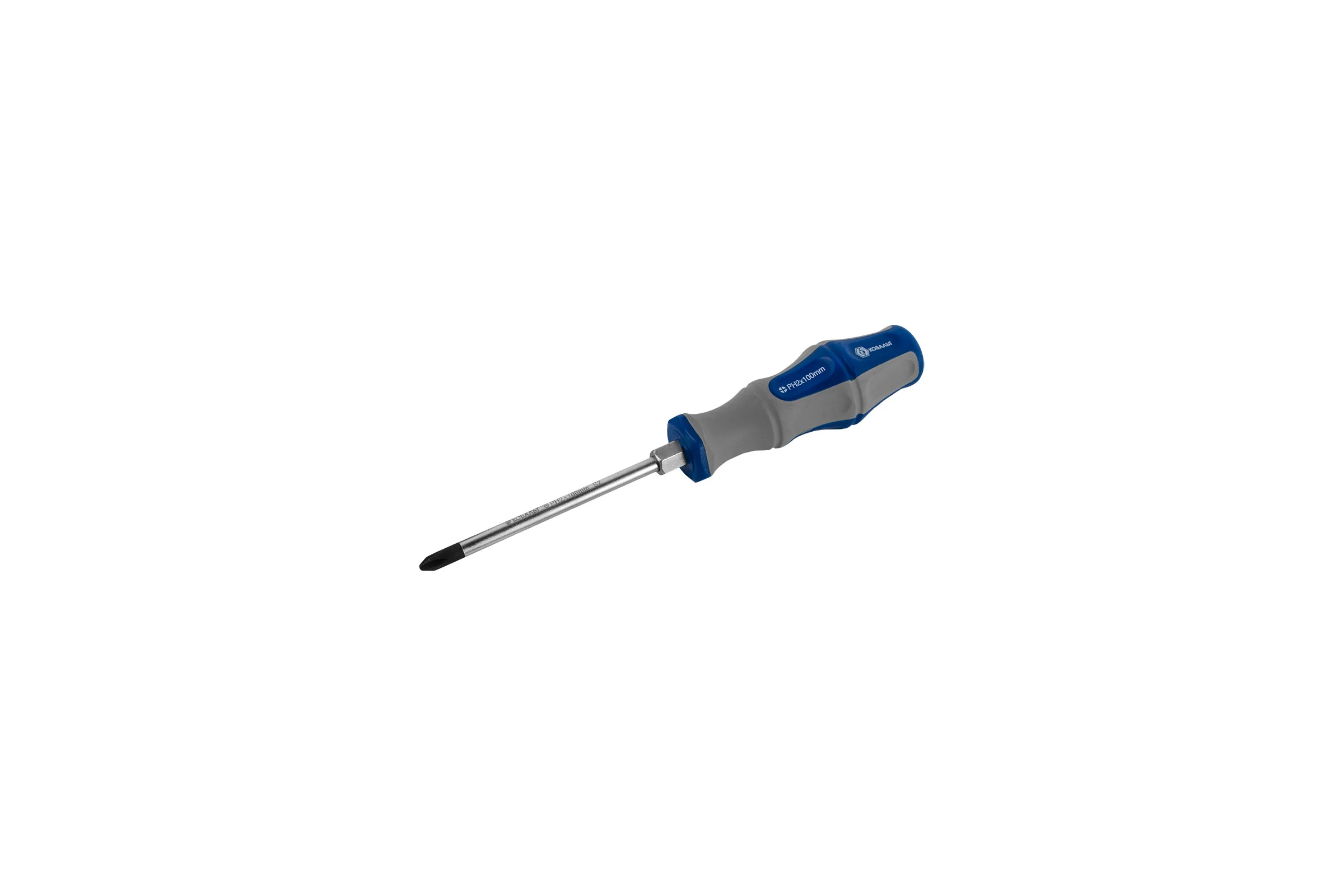 Отвертка ударная Ultra Grip PH-2x100 мм S2 КОБАЛЬТ 646-591
