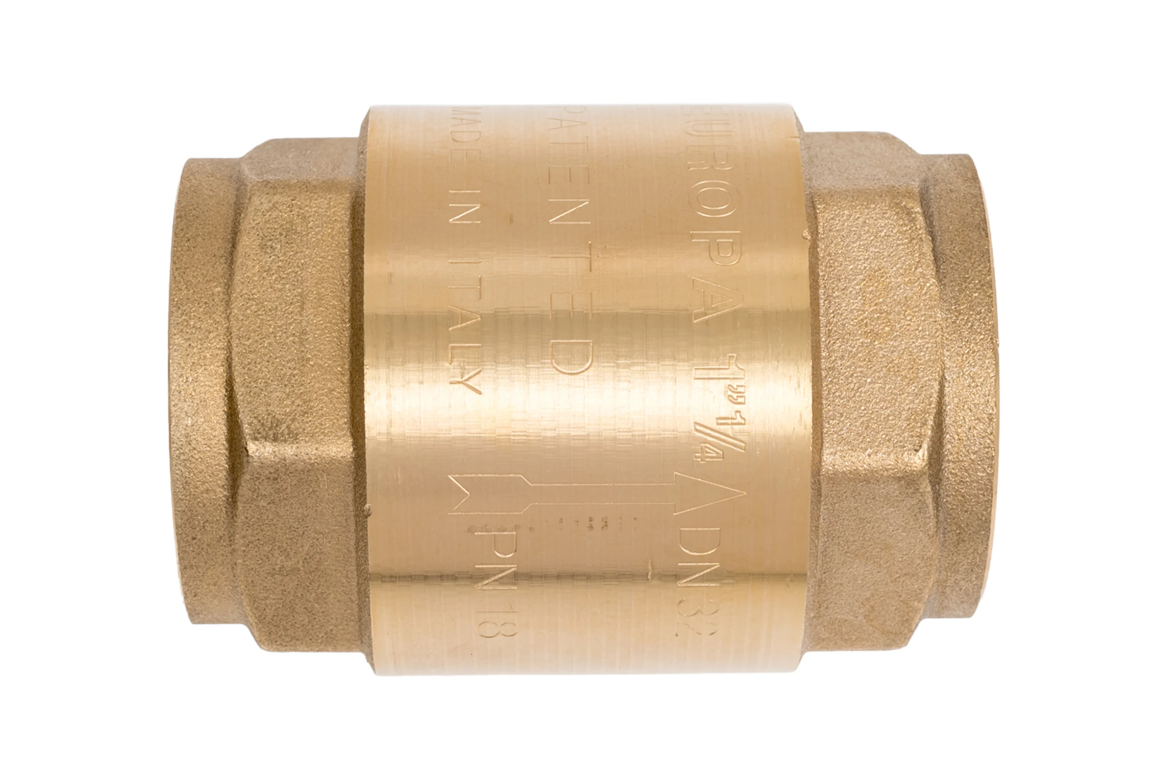 Обратный пружинный клапан STOUT Svc-0011-000032 1 1/4"  муфтовый, с металлическим седлом RG008T8CLI9LTE