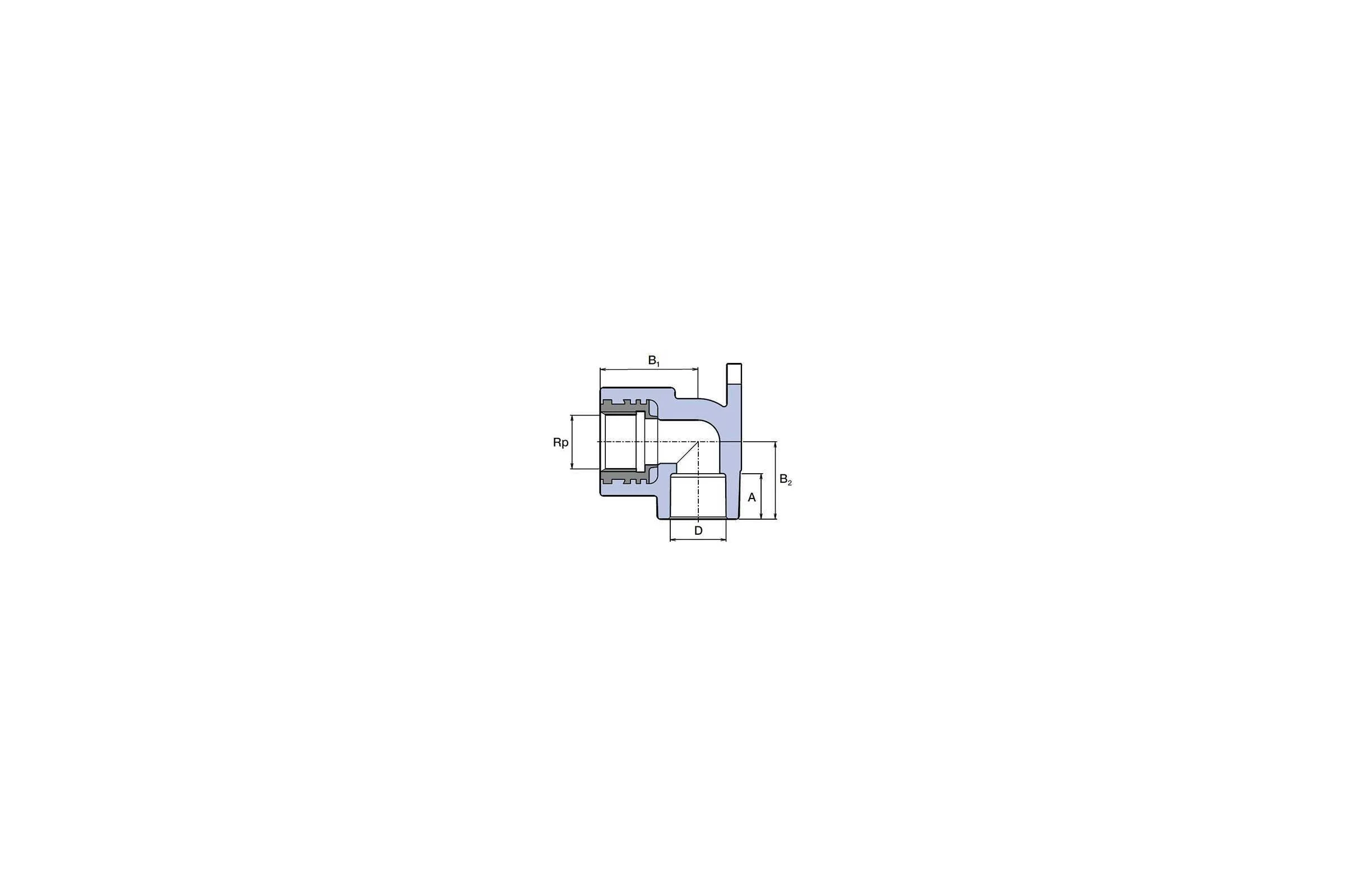 Вывеска WAVIN EKOPLASTIK 25x1/2 ВР SNK02520XX