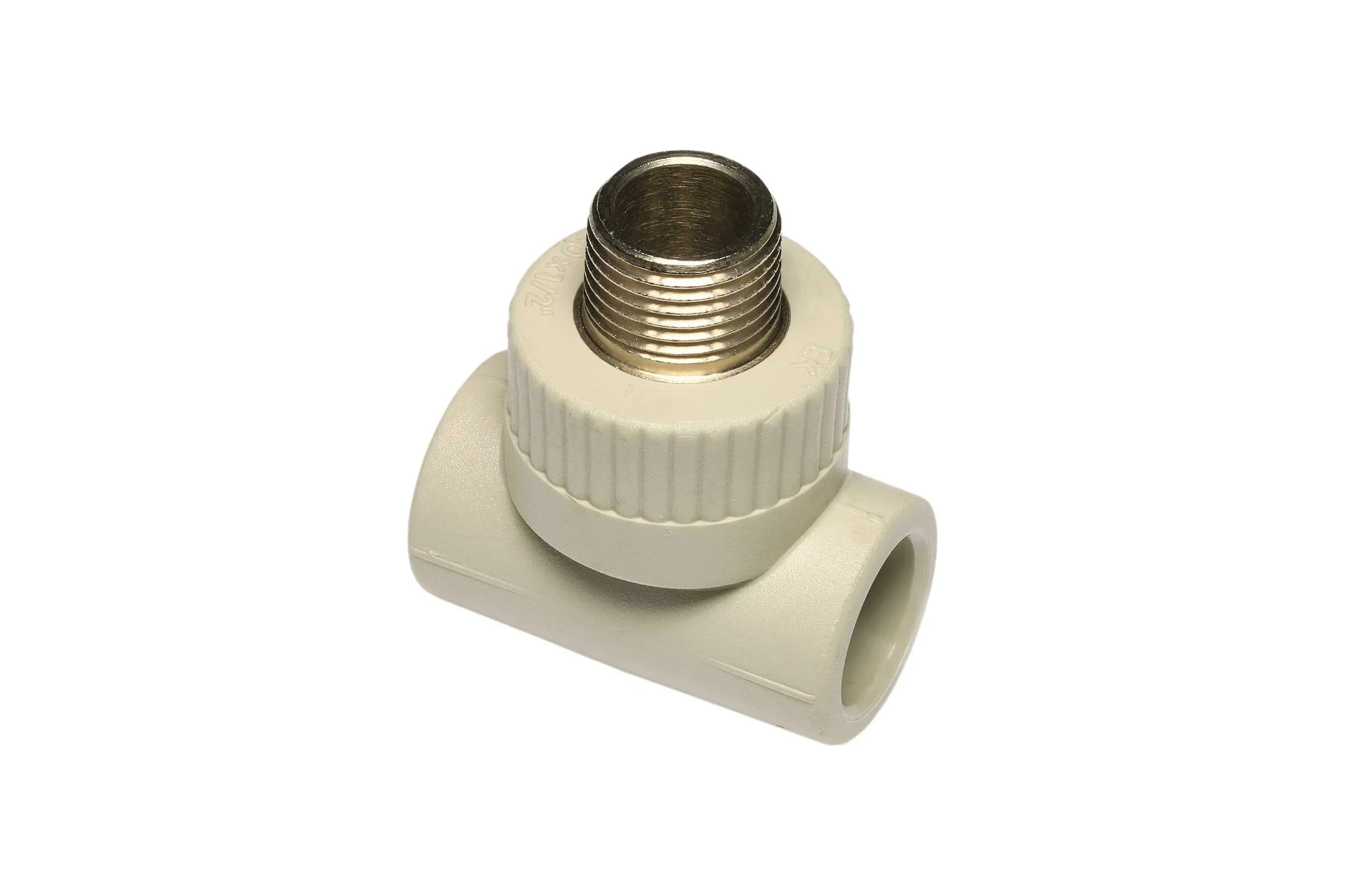 Тройник WAVIN EKOPLASTIK 20x1/2" НР STKE02020X