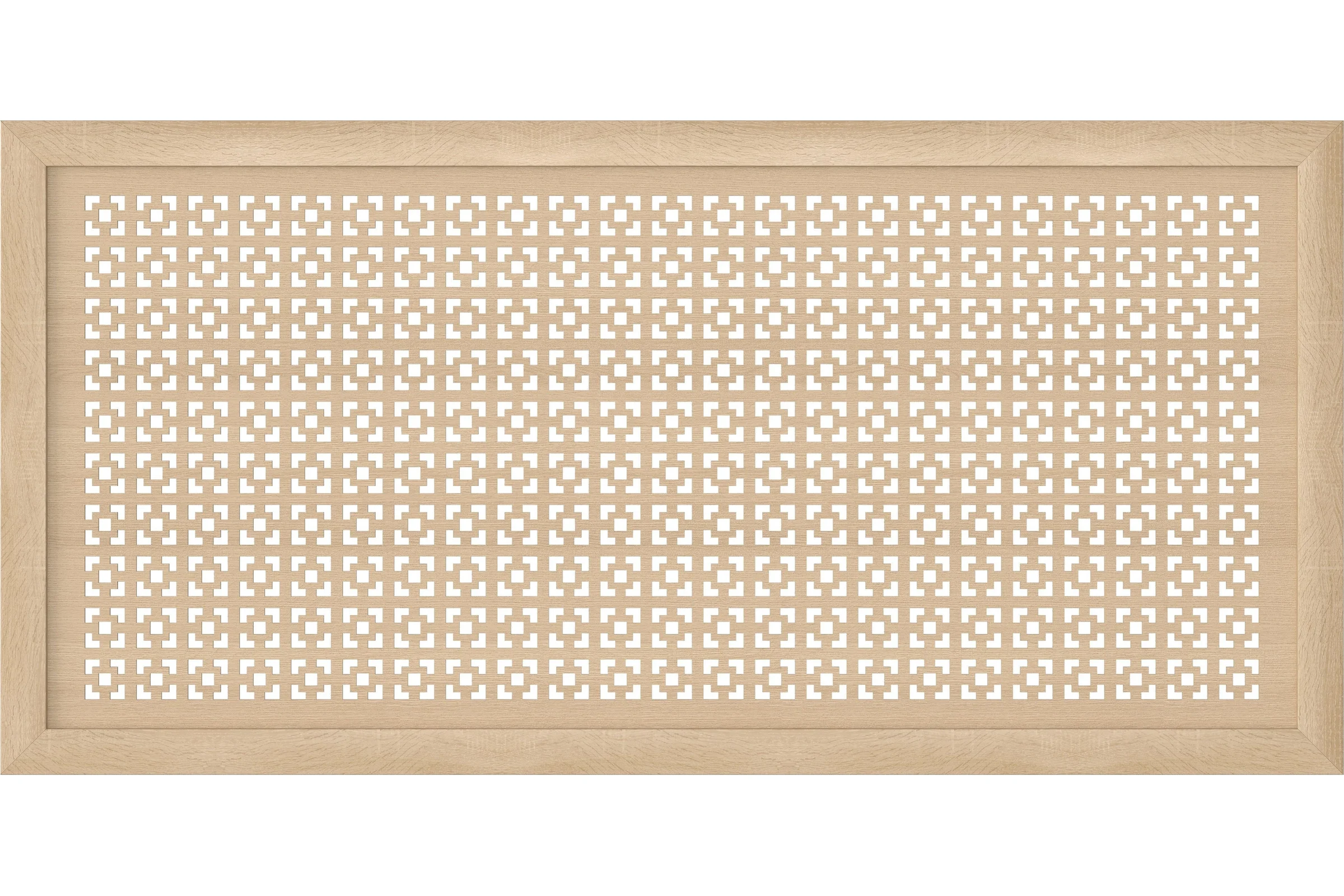 Декоративный экран для радиаторов и батарей Cosca Decor Стандарт 570x1170 мм, дуб сонома, дамаско, рамка СПБ078762