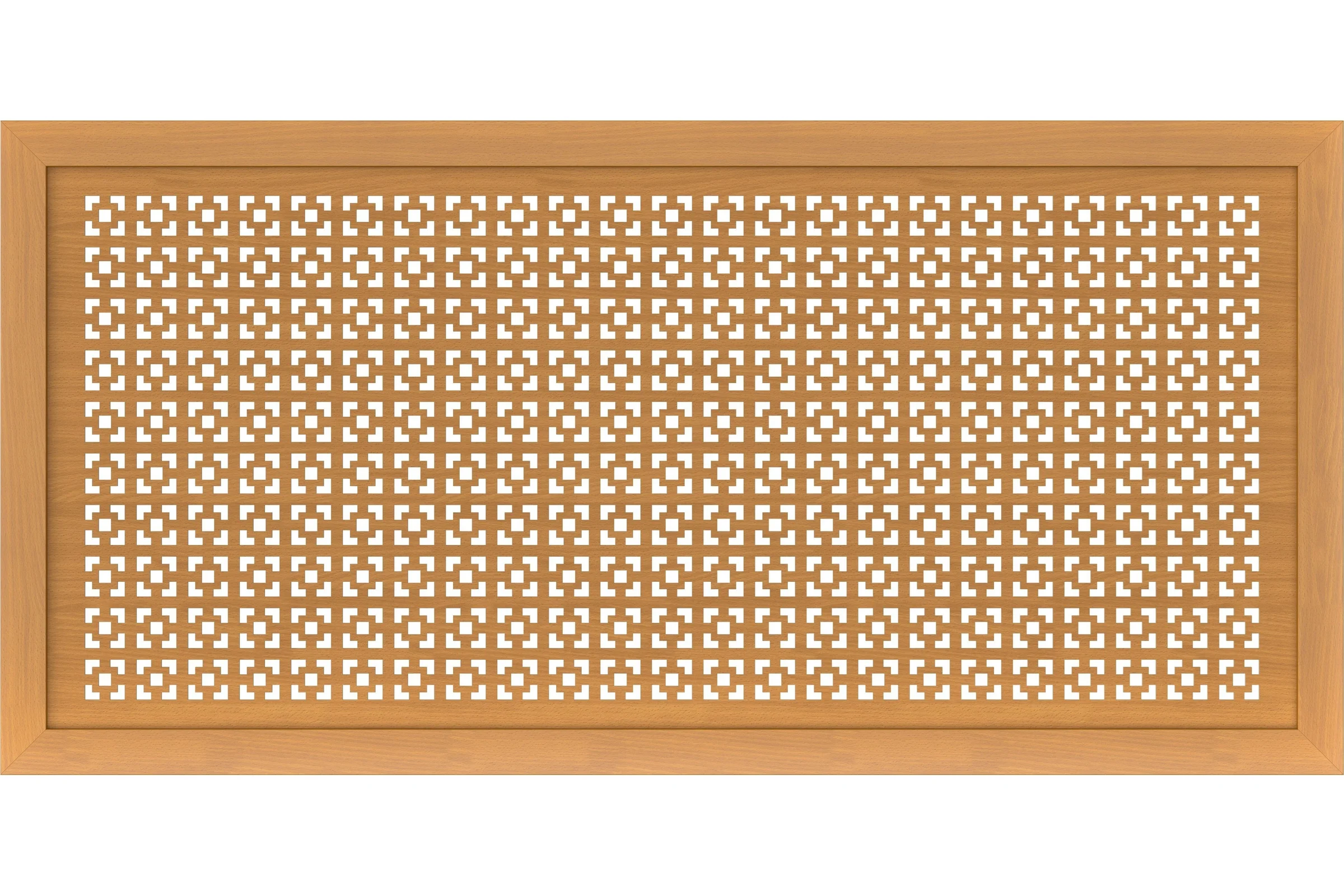 Декоративный экран для радиаторов и батарей Cosca Decor Стандарт 570x1170 мм, бук, дамаско, рамка СПБ004246
