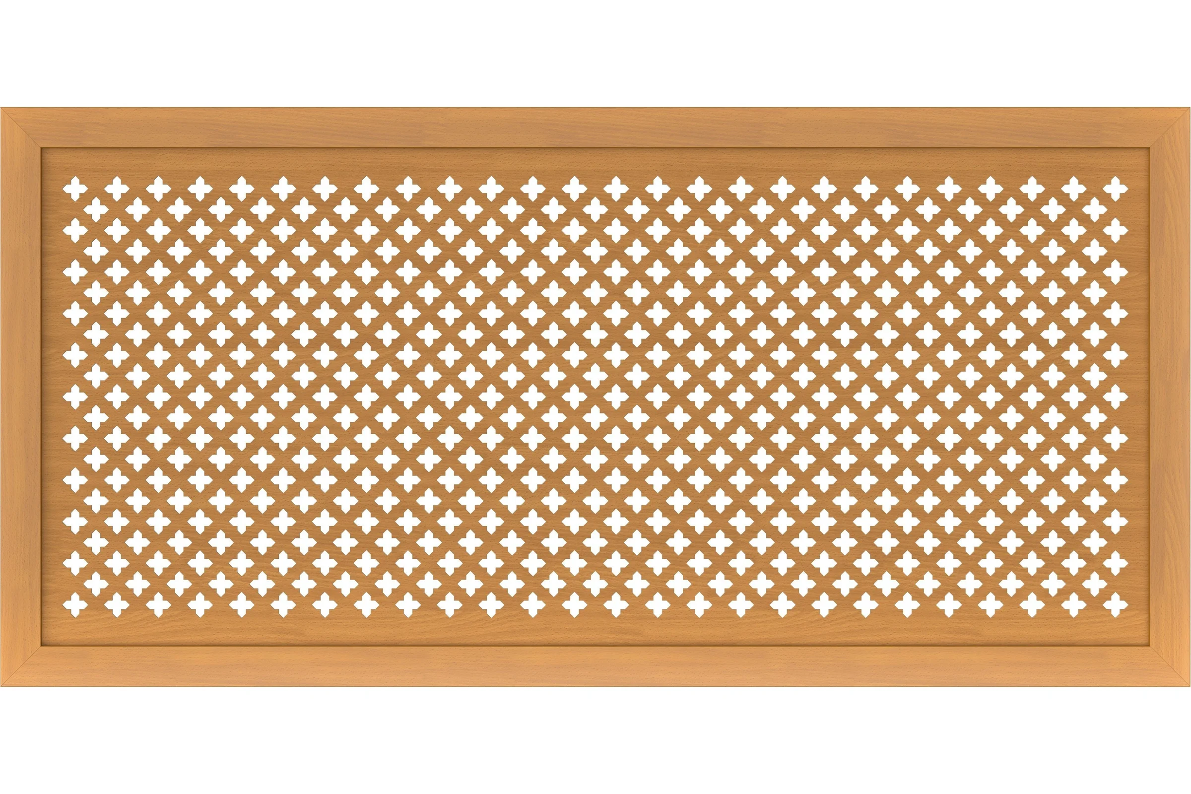 Декоративный экран для радиаторов и батарей Cosca Decor Стандарт 570x1170 мм, бук, готика, рамка СПБ004255