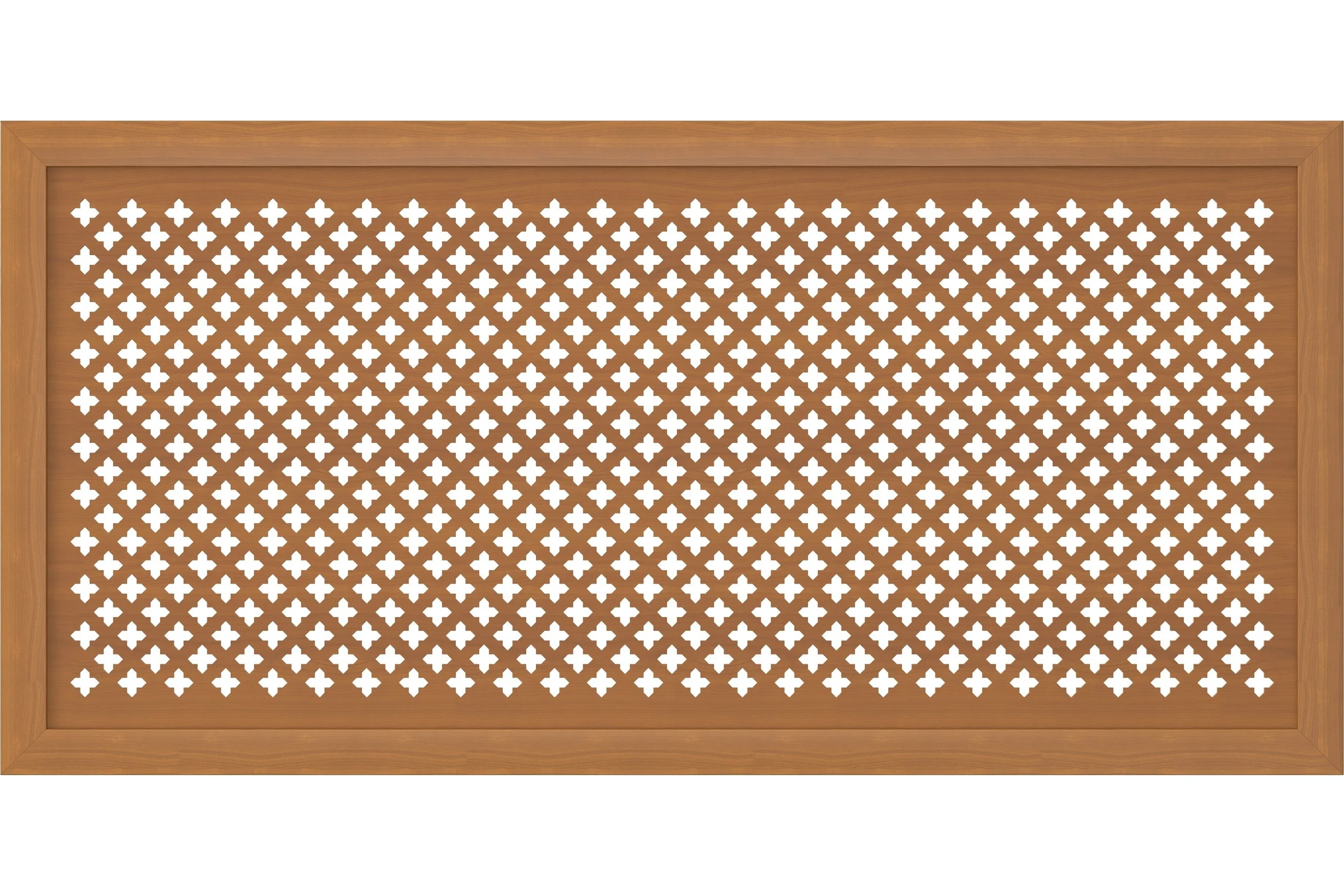 Декоративный экран для радиаторов и батарей Cosca Decor Стандарт 570x1170 мм, ольха, готика, рамка СПБ004267